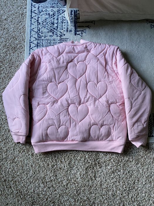 Nike pink best sale heart jacket