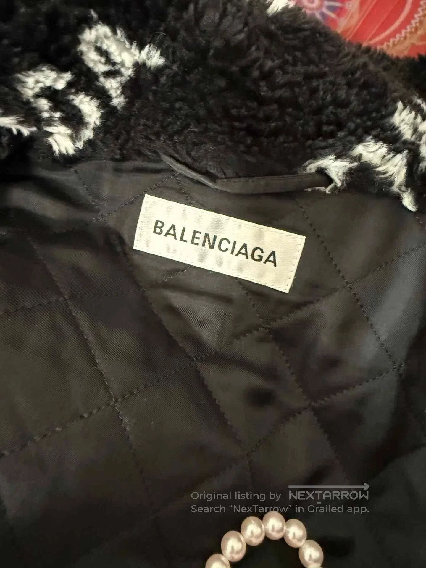 Balenciaga Balenciaga Logo Print Zip Jacket. Size XXS / US 00 / IT 34 - 3 Thumbnail