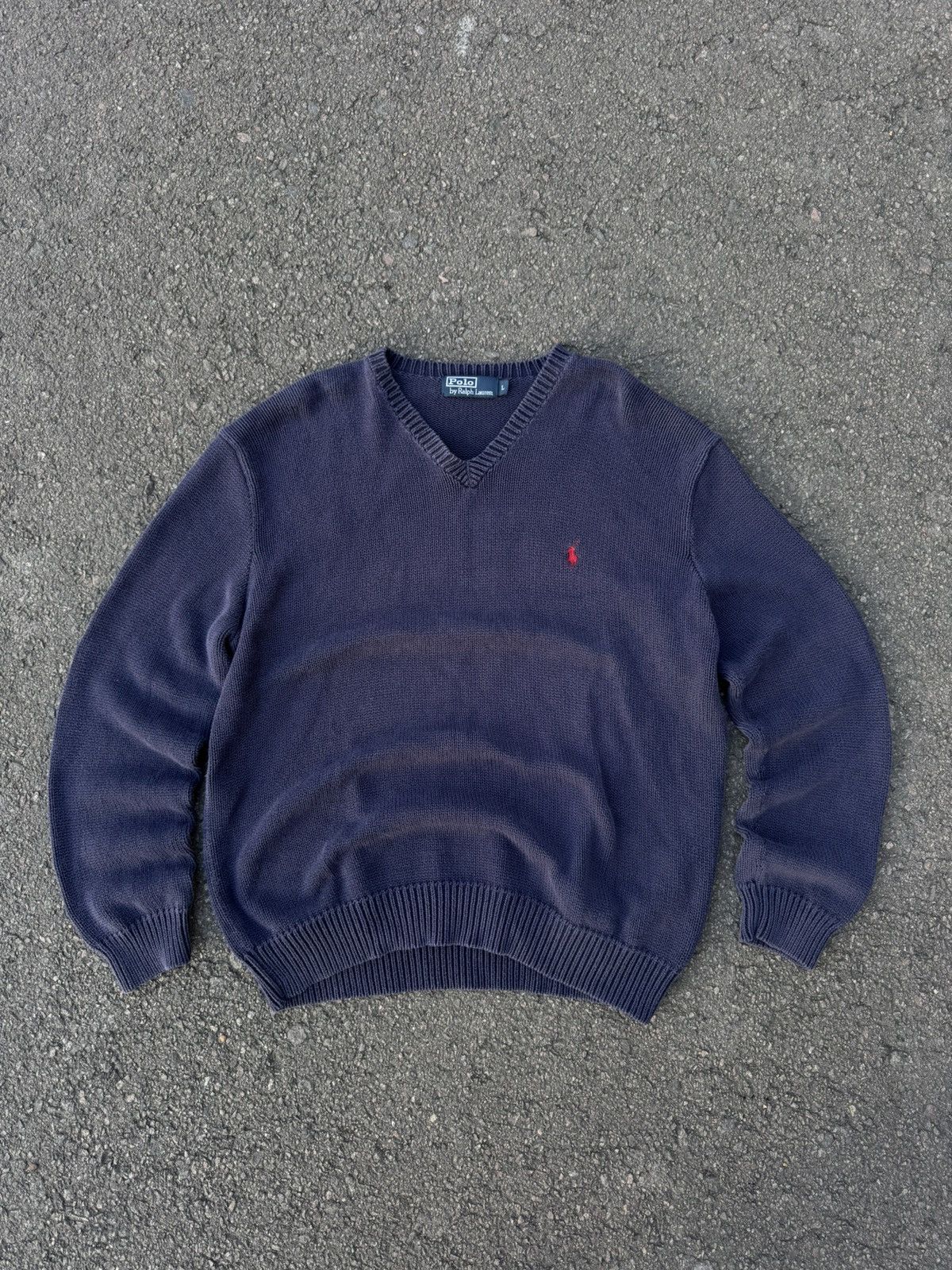 Polo Ralph Lauren Vintage Polo Ralph Lauren Sweater Knitted 90s Size US L / EU 52-54 / 3 - 2 Thumbnail