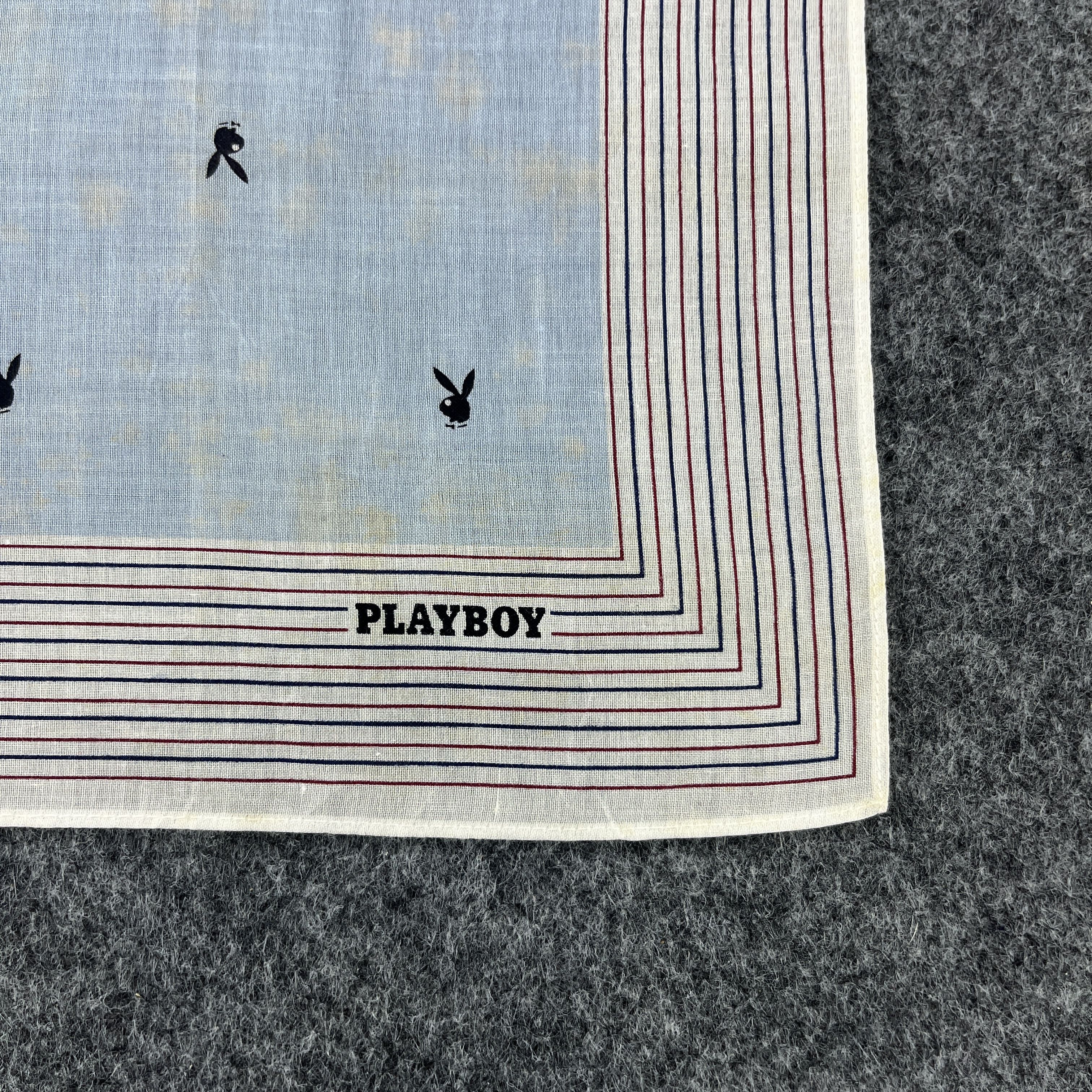 Playboy × Vintage Playboy Handkerchief / Bandana / Neckerchief B398 Size ONE SIZE - 2 Thumbnail