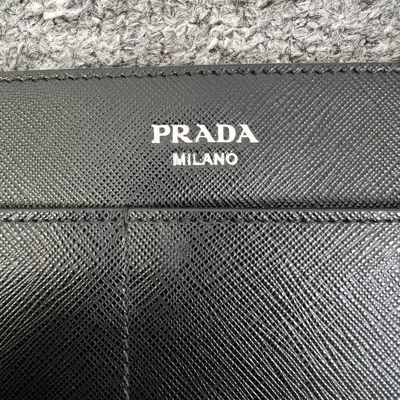 Prada Prada Cross-patterned cowhide cross-body bag 2501-Nextarrow Size ONE SIZE - 3 Thumbnail