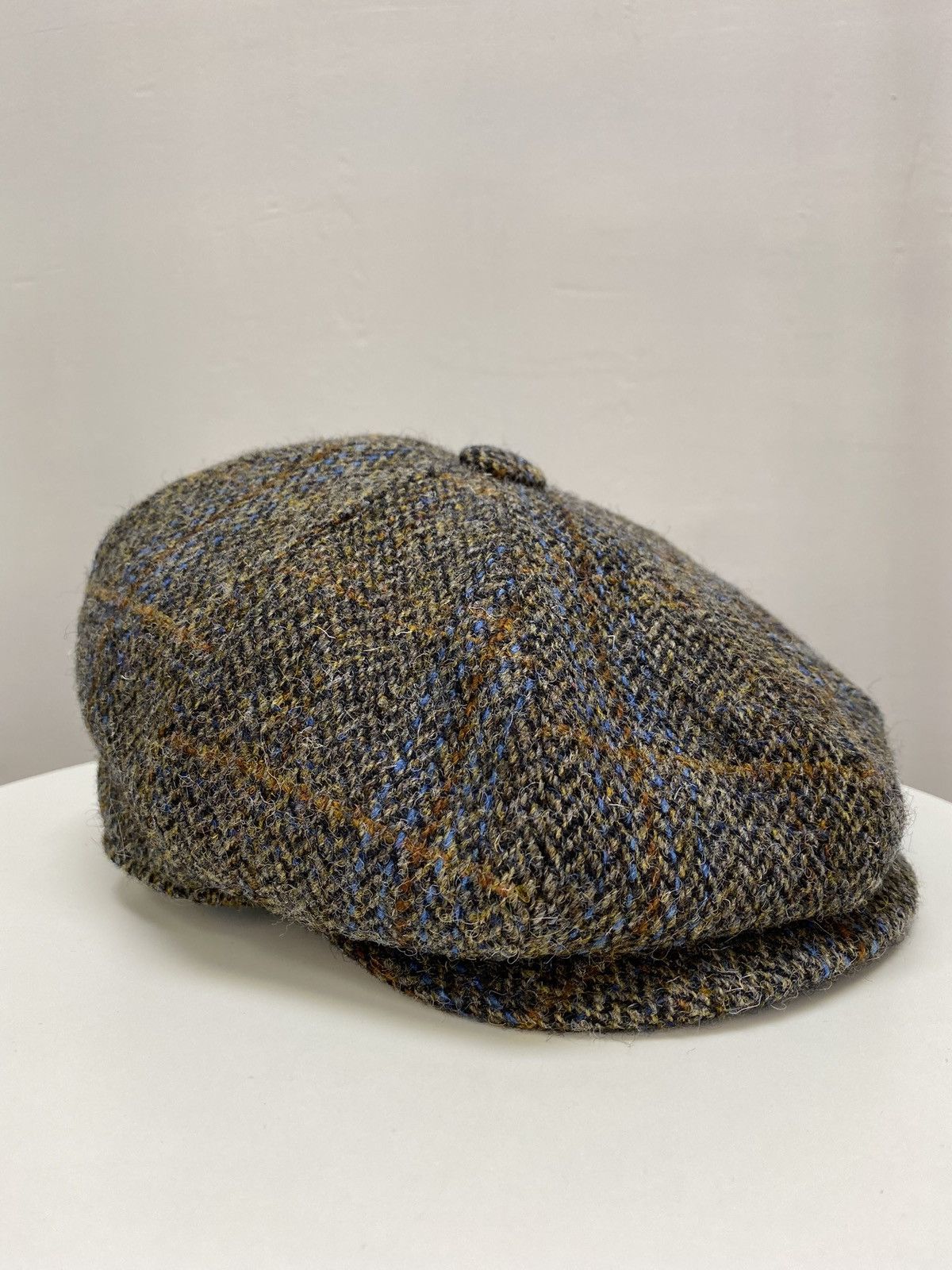 Harris Tweed × Vintage Vintage Failsworth Harris Tweed Wool Flat Hat Cap Size ONE SIZE - 5 Thumbnail