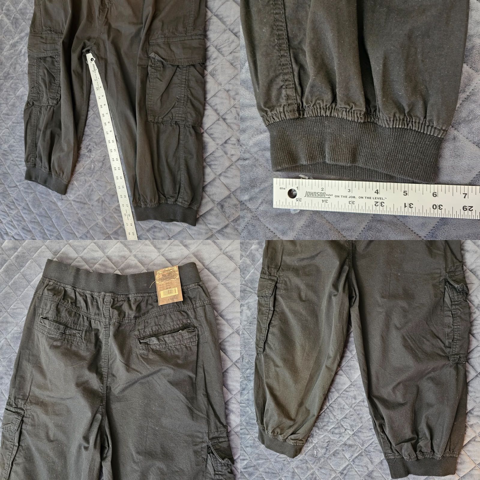 Vintage VINTAGE M. Society Jogger Pants Black Size 38 Elastic Drawstring Waist Pockets Casual Mens Size US 38 / EU 54 - 8 Thumbnail