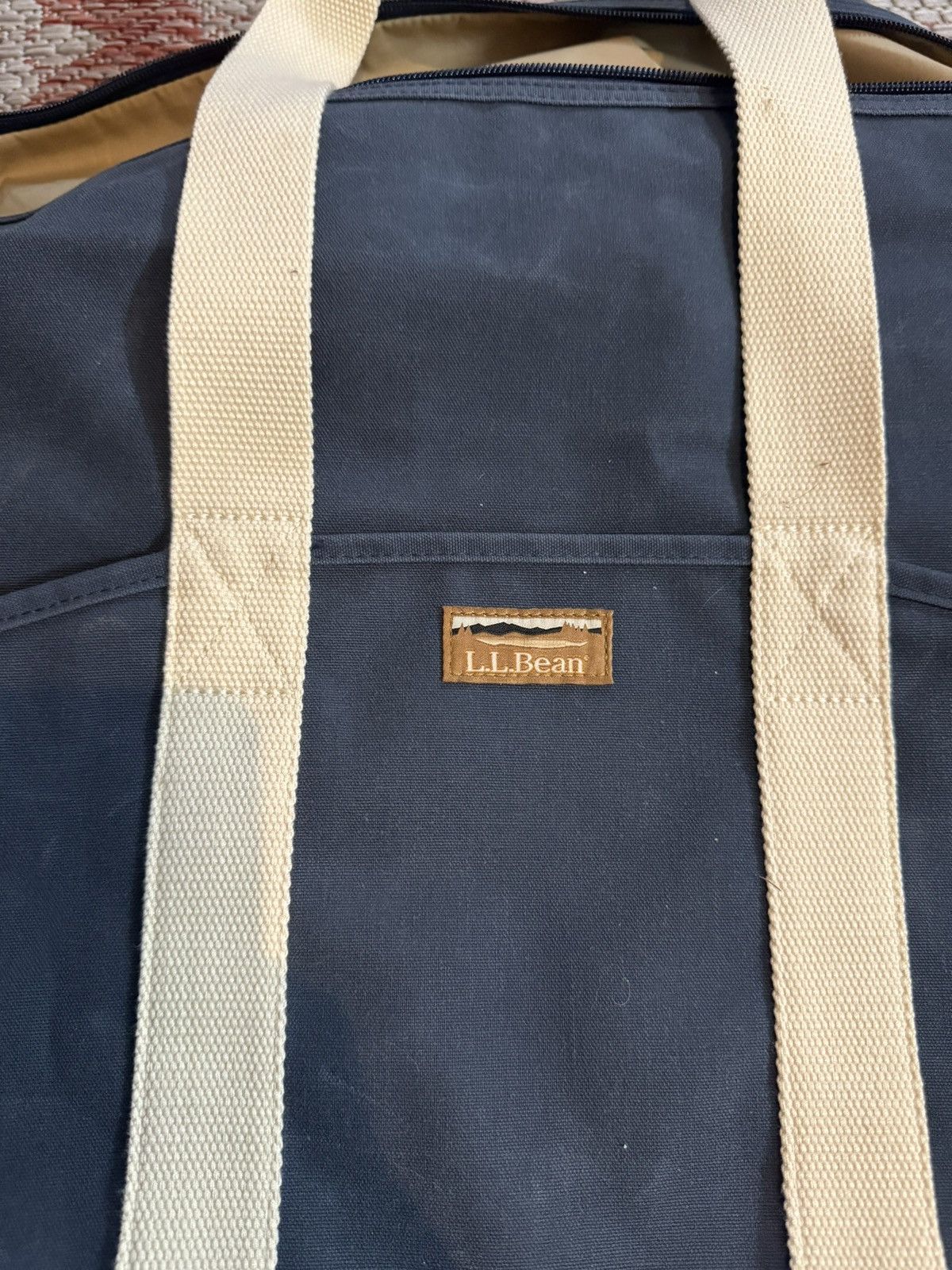 L.L. Bean XXLARGE LLBEAN bag navy vintage rare ikea size Size ONE SIZE - 2 Thumbnail