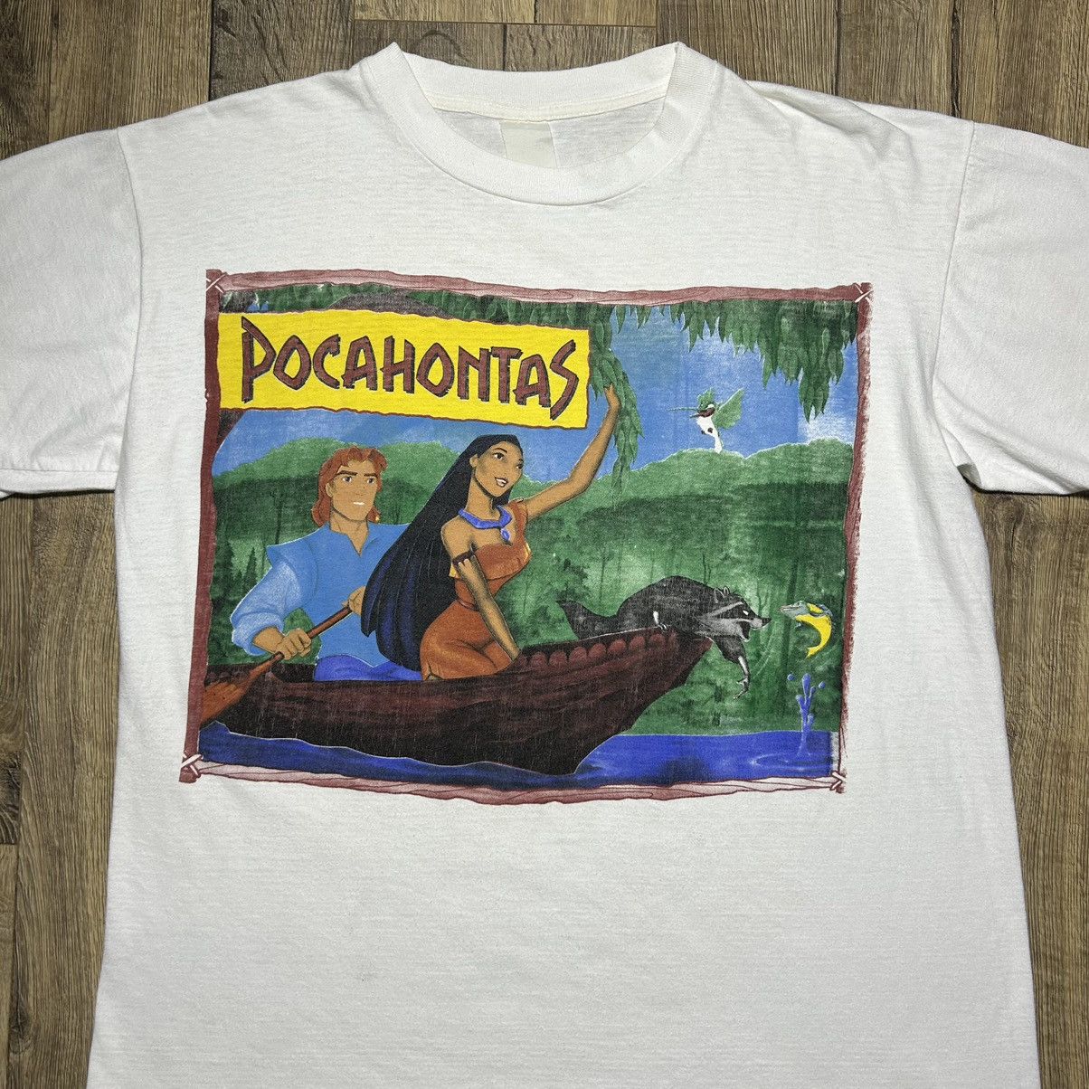 Disney × Vintage Disney VTG Pocahontas T Shirt L 90s Movie Promo USA Size US L / EU 52-54 / 3 - 2 Thumbnail