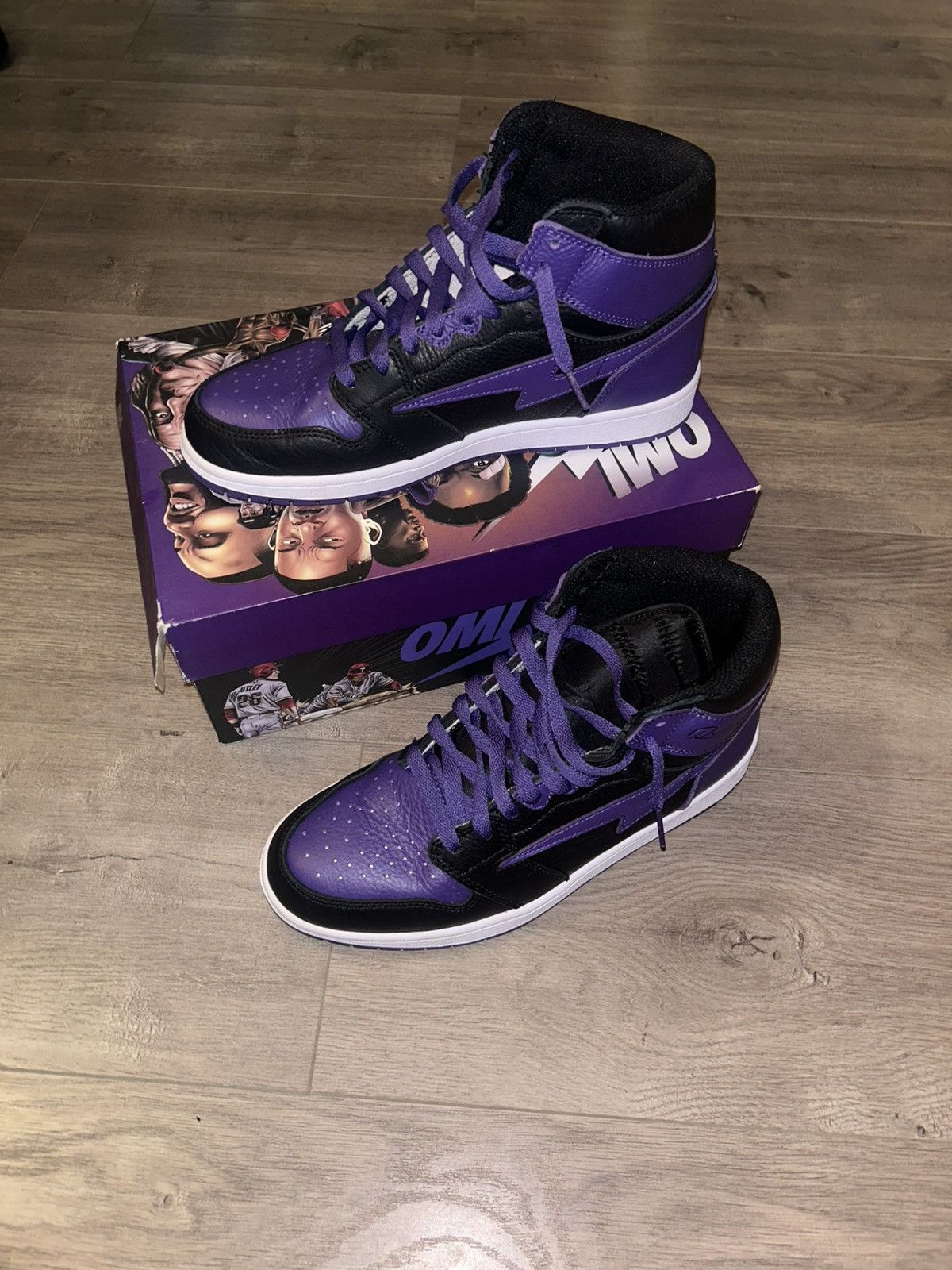 Other Black and purple OMI Size US 10 / EU 43 - 8 Thumbnail