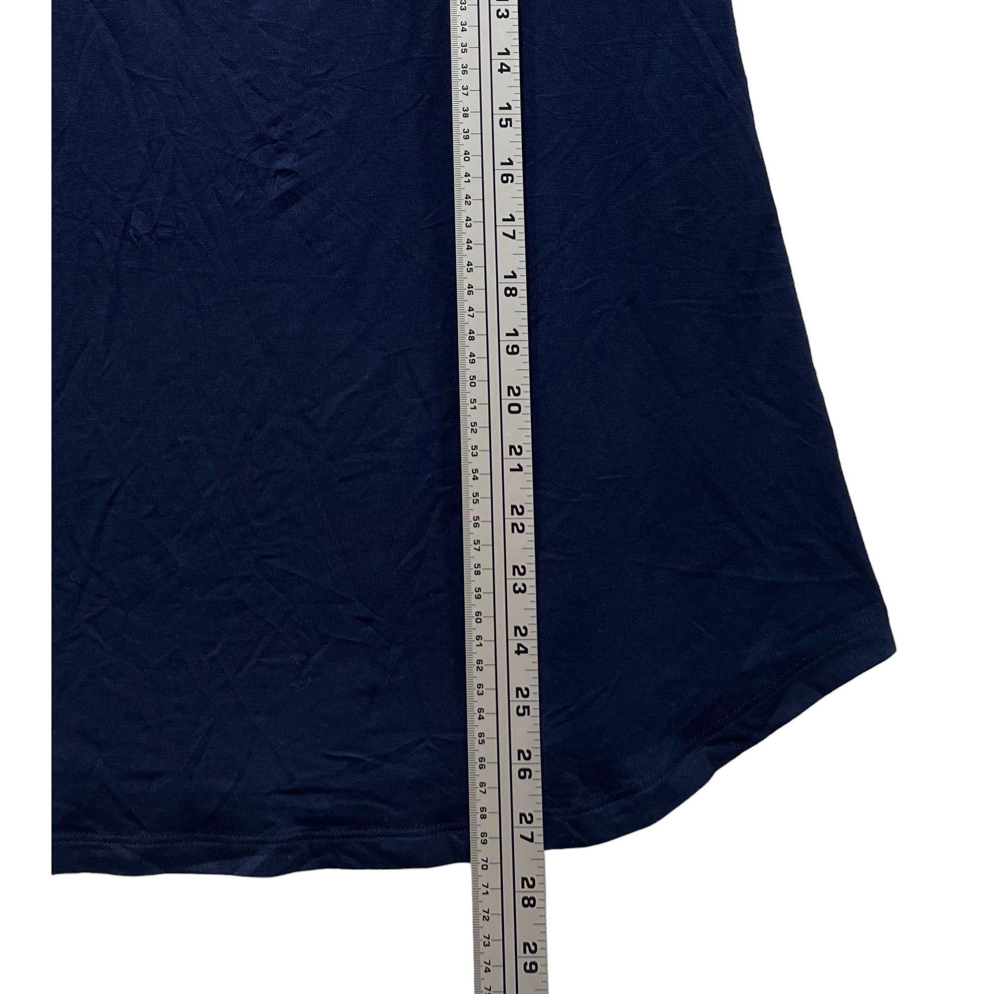Other A New Day - Women's Slim Fit Tank Top - Navy Blue - Medium Size M / US 6-8 / IT 42-44 - 8 Thumbnail