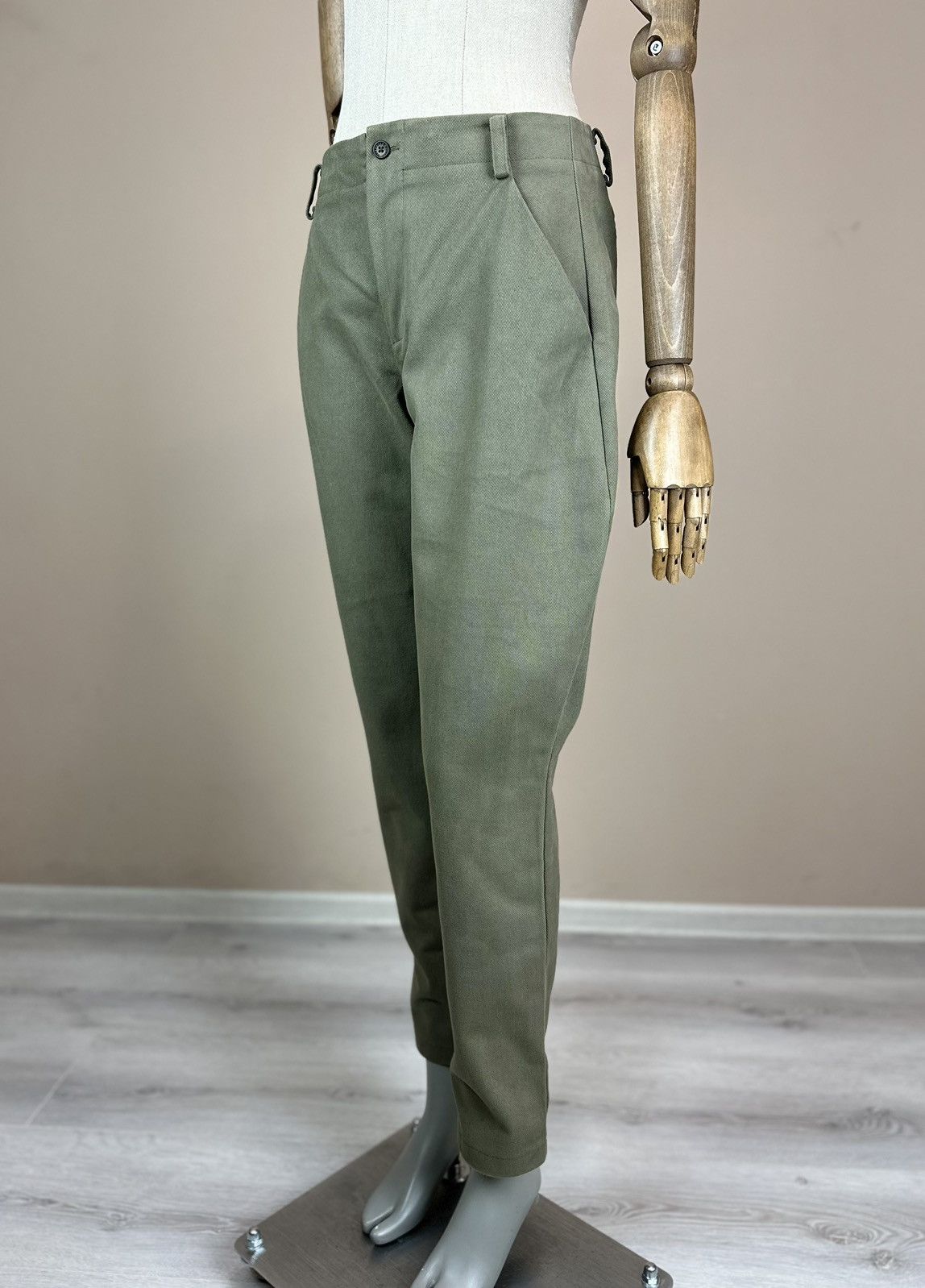 Margaret Howell CABBAGES & ROSES Jodhepurse Equestrian khaki pants trousers Size 27" / US 4 / IT 40 - 5 Thumbnail