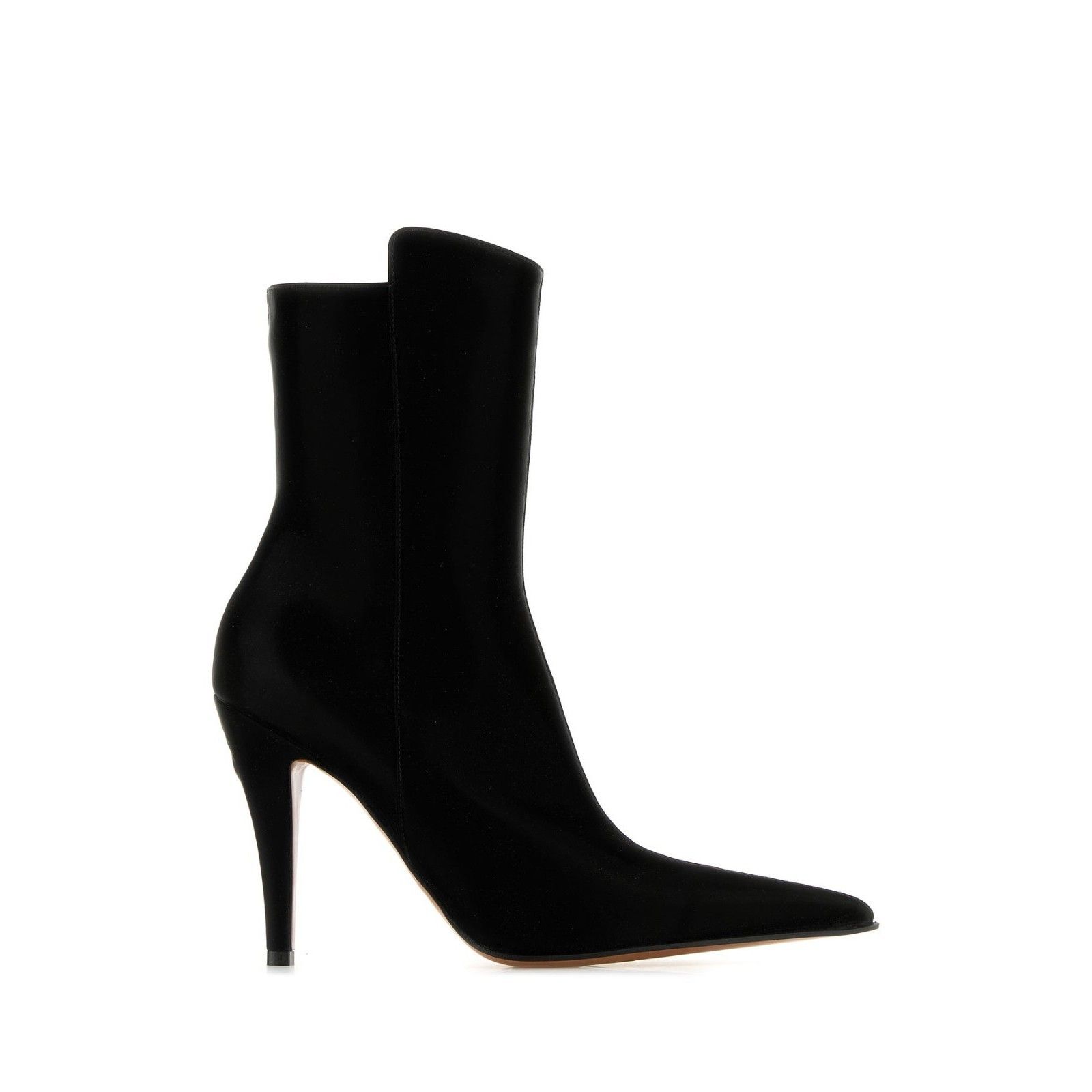 ALEXANDER MCQUEEN Birdee Black Fabric 95mm Heel Ankle Boots