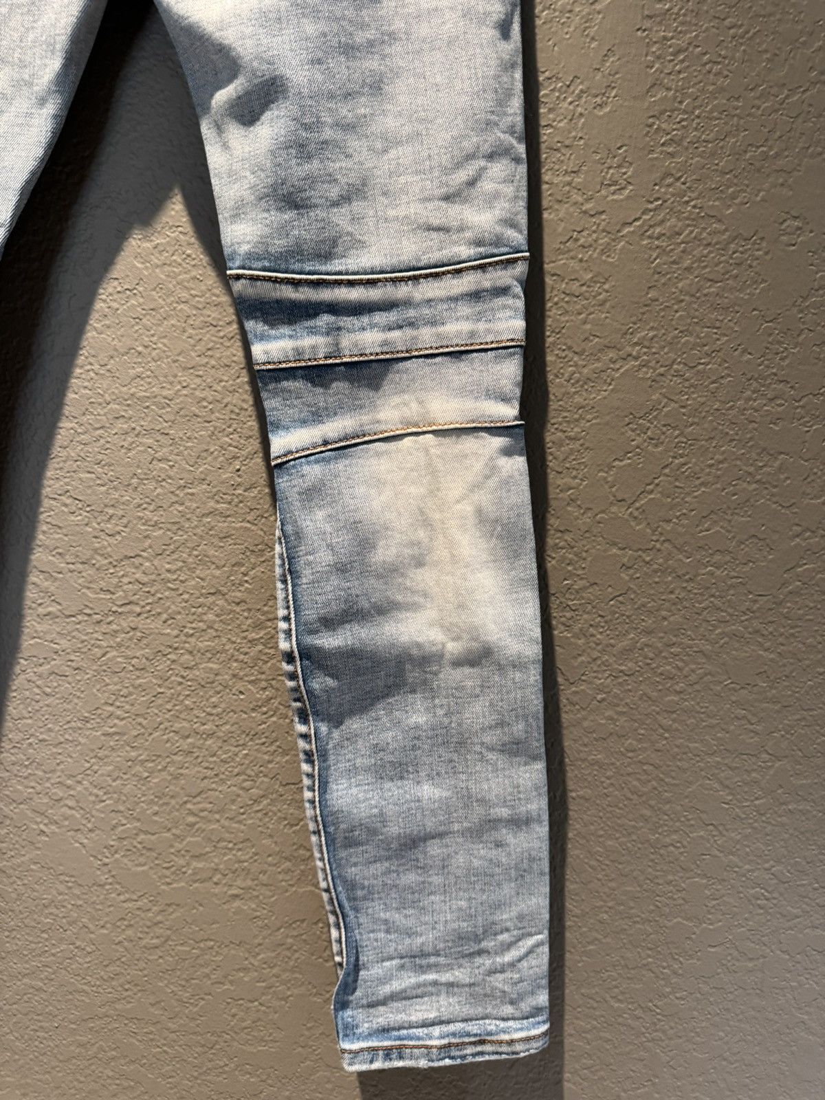 Crysp Denim Crysp Distressed Blue Biker Stitch Denim Size 30 Size US 30 / EU 46 - 9 Thumbnail