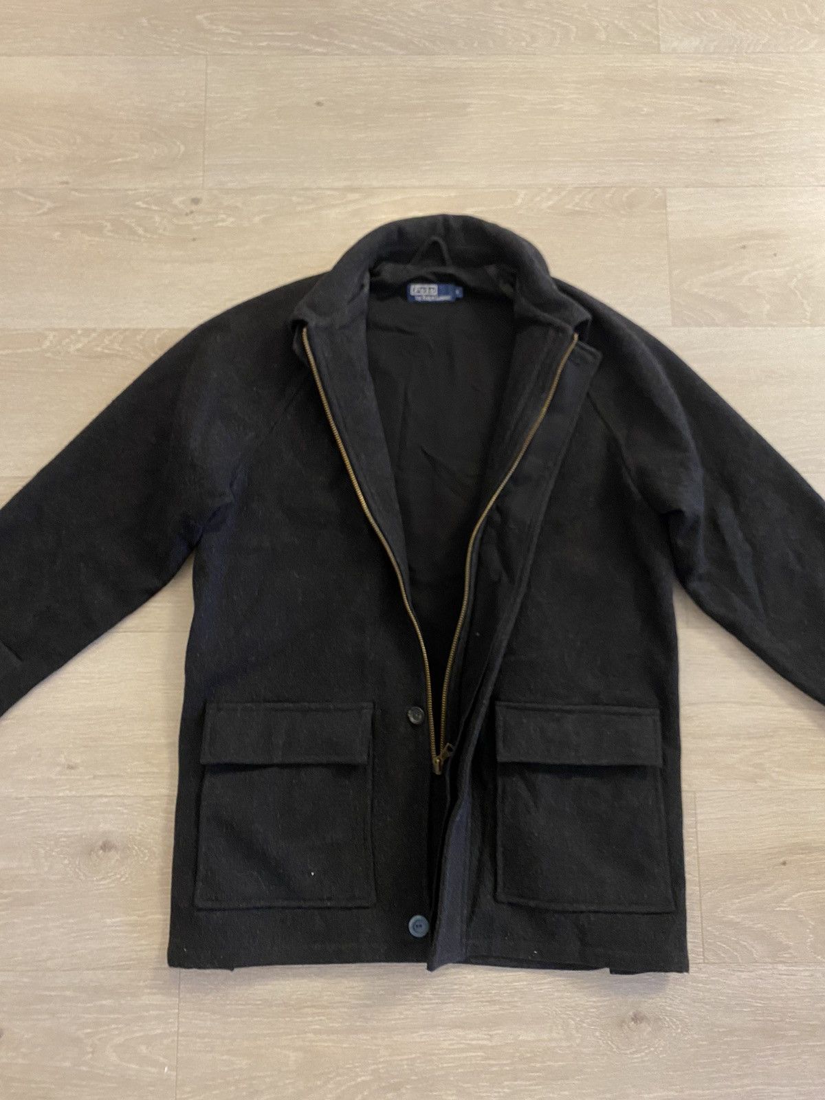 Designer × Polo Ralph Lauren Vintage Polo Ralph Lauren Wool Overcoat Heavy Jacket Mens S Size US S / EU 44-46 / 1 - 3 Thumbnail