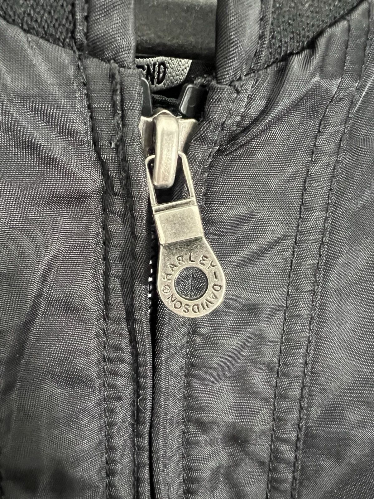 Harley Davidson Harley Davidson Vintage Bomber Jacket 2008 Black and Orange Size US M / EU 48-50 / 2 - 5 Thumbnail