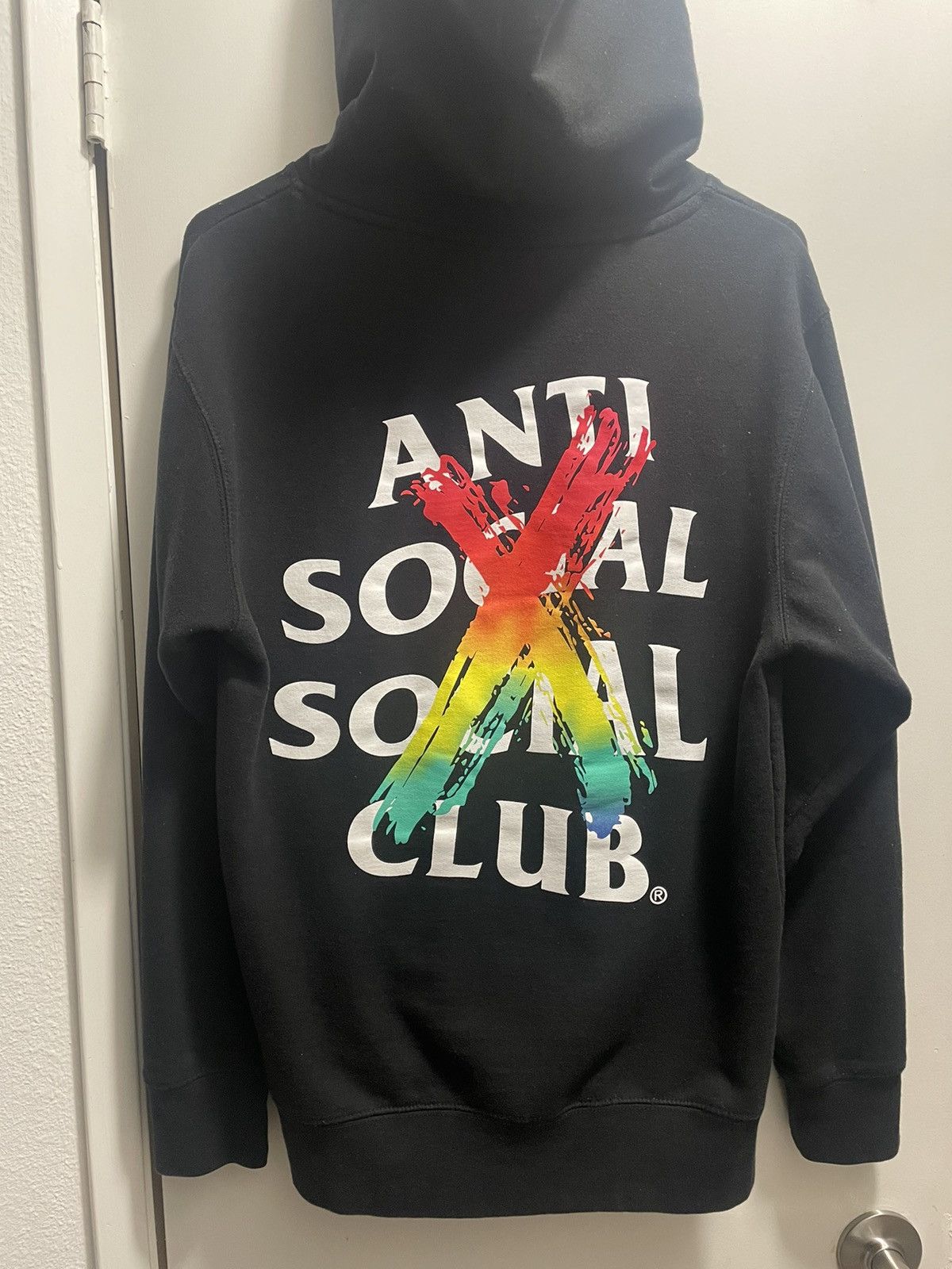 Anti Social Social Club Hoodie Rainbow | Grailed
