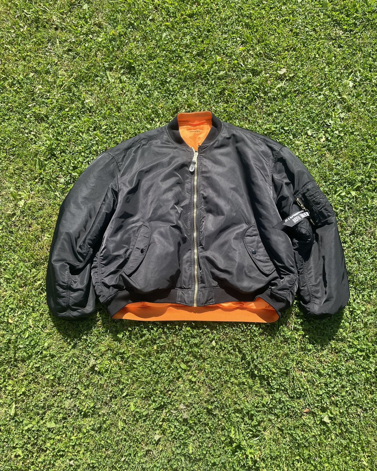 Alpha Industries Vetements x Alpha Industries bomber jacket | Grailed