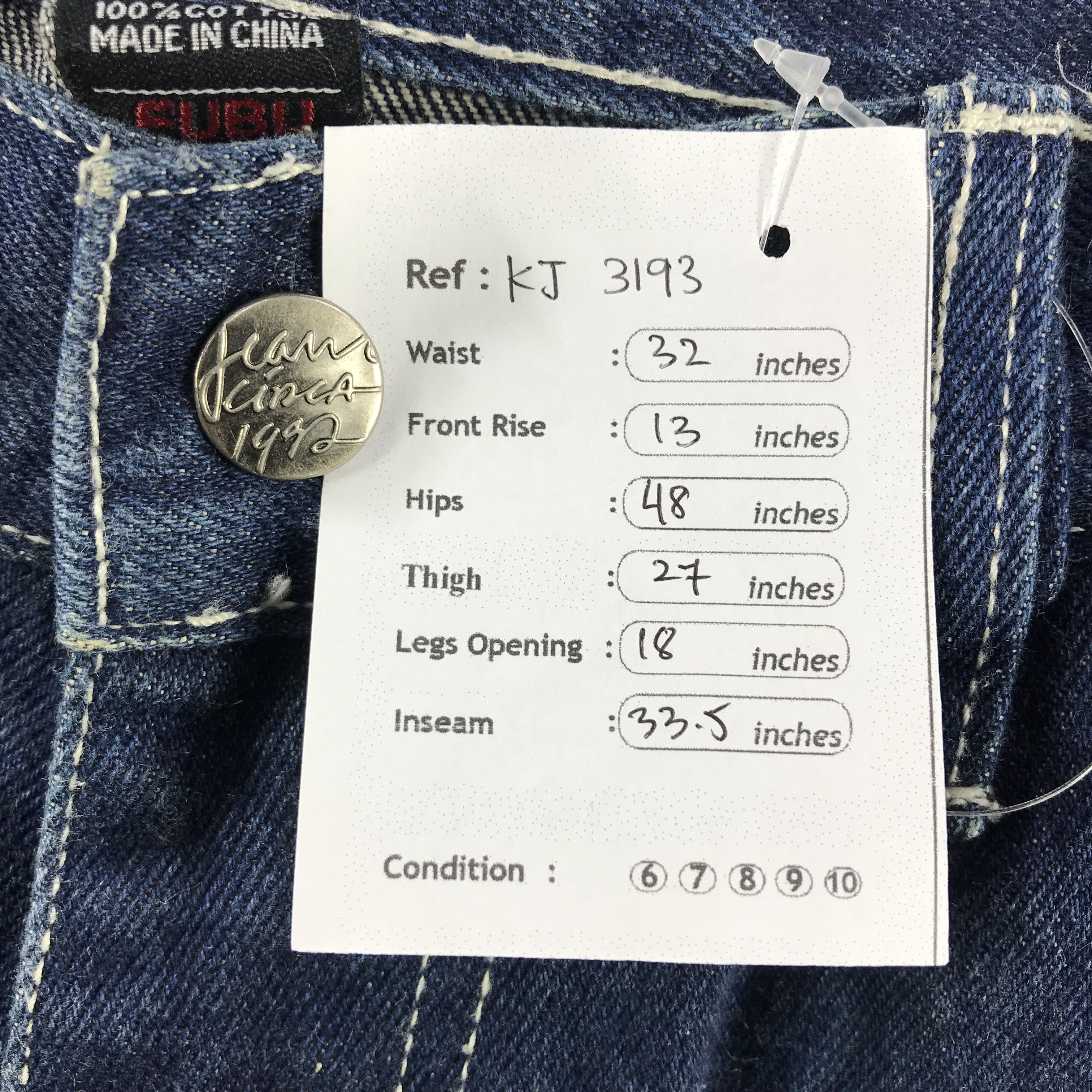 Fubu Vintage Fubu Jeans Baggy Denim KJ3193 Size US 30 / EU 46 - 11 Thumbnail