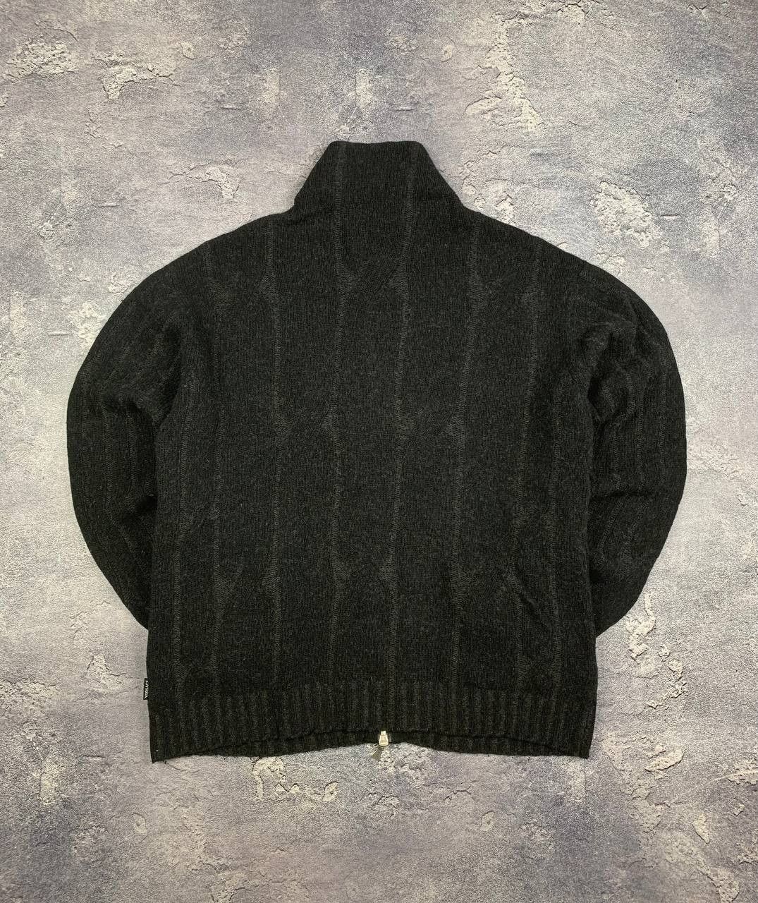 Versace Vintage Versace Jeans Couture Zip Up Wool Sweater Lampo Size US XXL / EU 58 / 5 - 15 Thumbnail