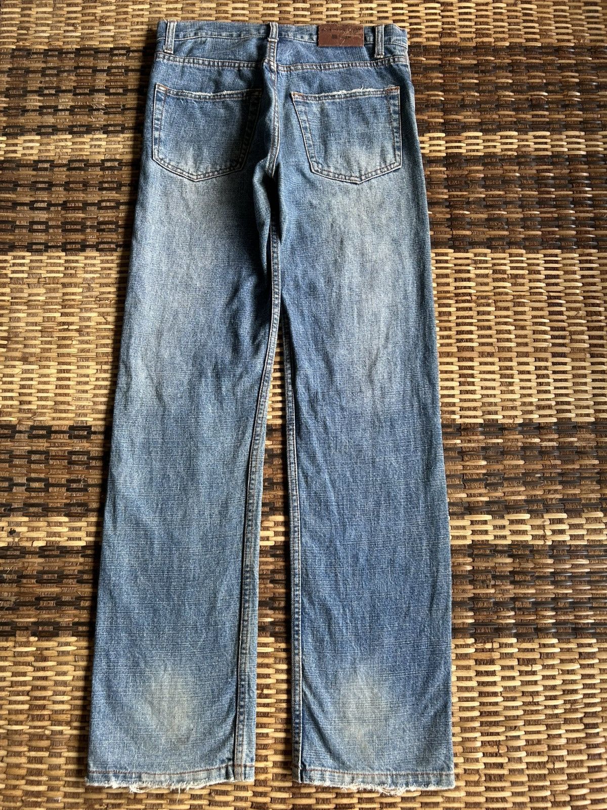 Japanese Brand × Kapital × Vintage Nylaus crew Japanese Distressed Denim Jeans Size US 30 / EU 46 - 11 Thumbnail