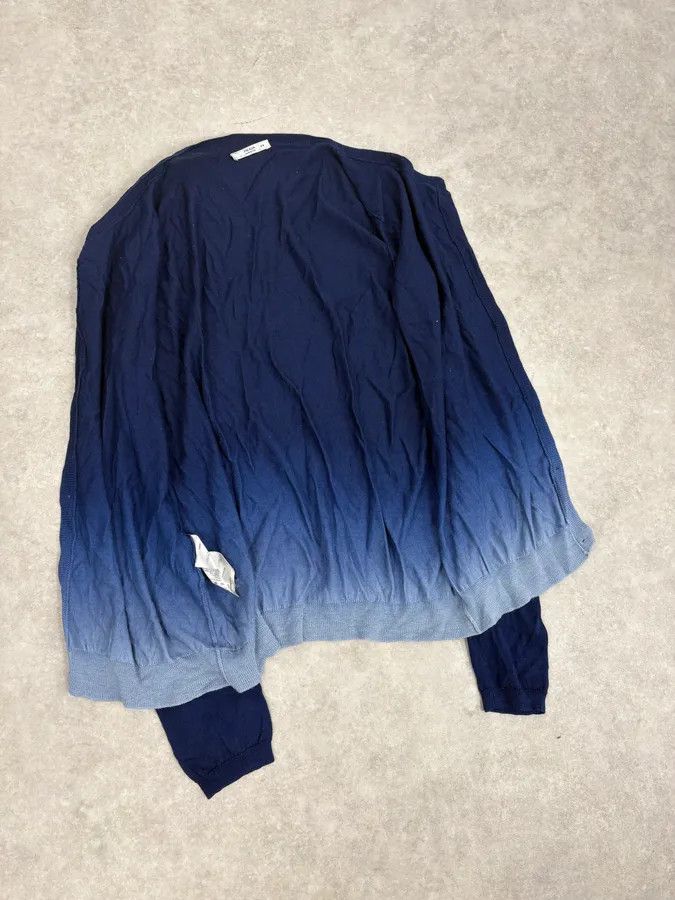 Prada SS2009 Prada Navy Gradiant Wool Cardigan Size S / US 4 / IT 40 - 7 Thumbnail