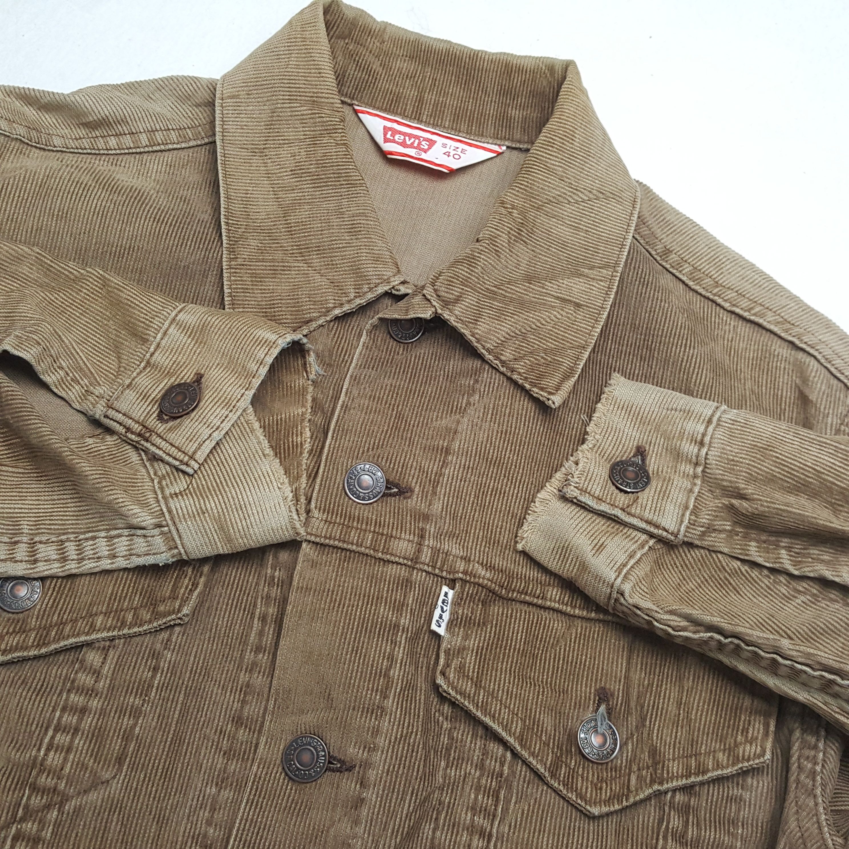Levi's × Levi's Vintage Clothing × Vintage Vintage LEVI'S American Distressed Velvet Jacket Size US M / EU 48-50 / 2 - 8 Thumbnail