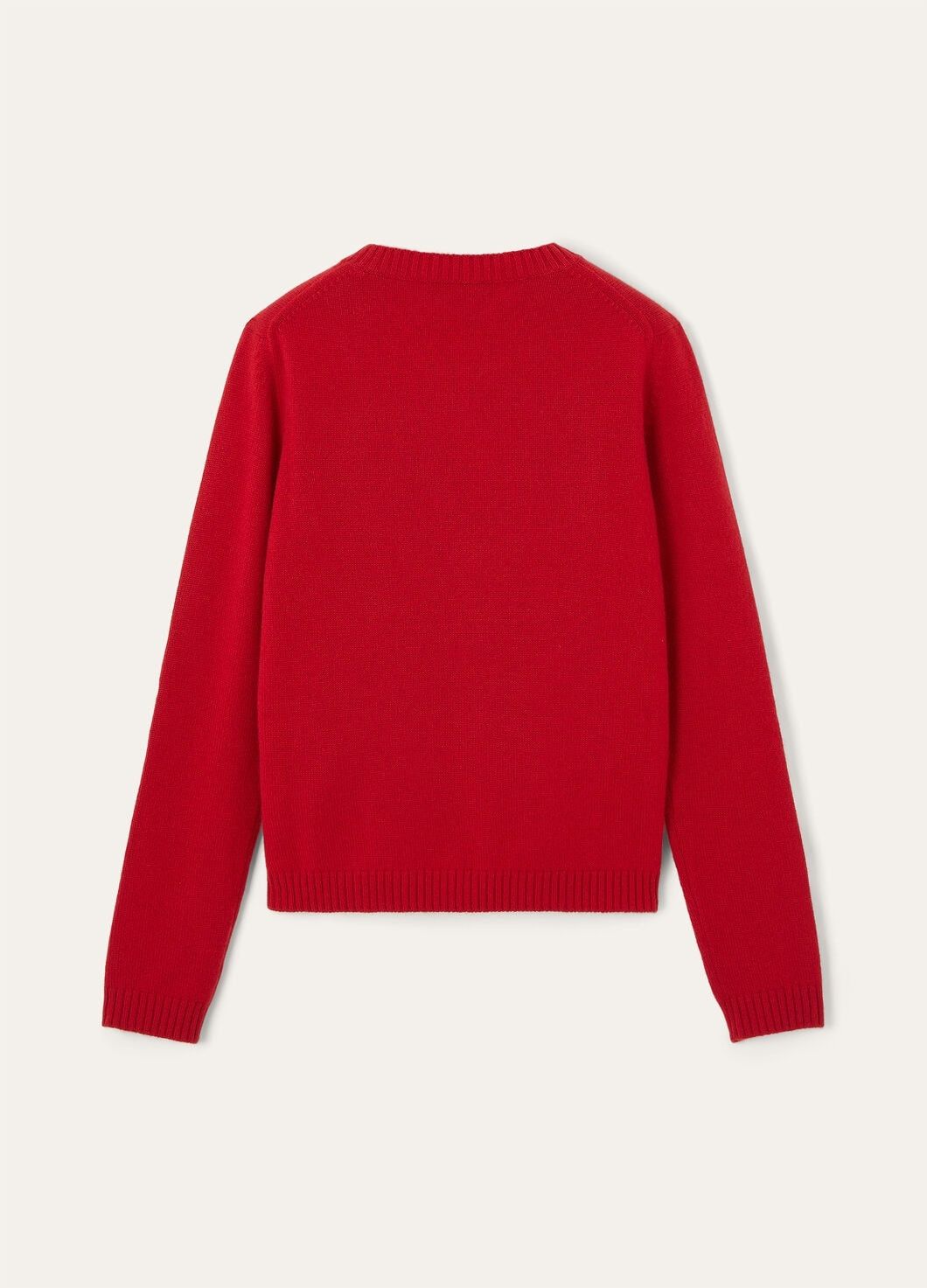 Loro Piana o1w1db10825 FAM5162 Parksville Crewneck Sweater in Red Size L / US 10 / IT 46 - 2 Thumbnail