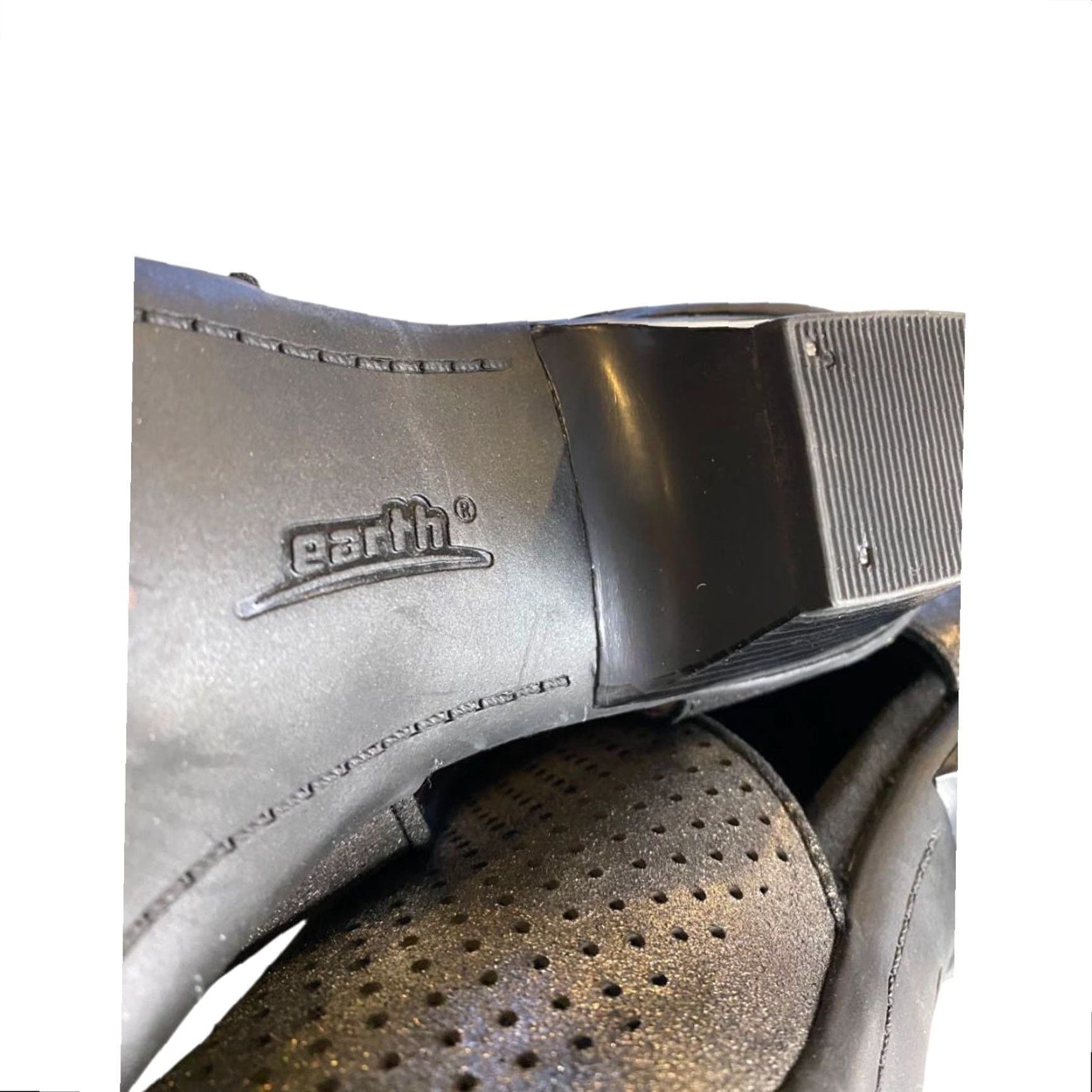 Vintage Earth Intrepid Women Pewter Leather Booties Open Toe Boots Size 11 Shoes Women Shoes Bootie Open Toe Leather Pewter 11 Womens Boots Size US 11 / IT 41 - 5 Thumbnail
