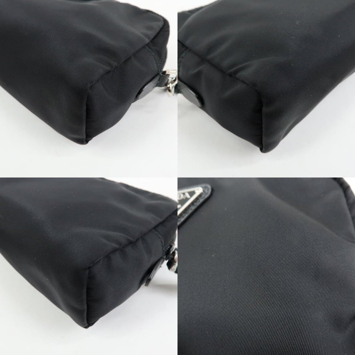 Prada Prada Re-Nylon Saffiano Cosmetic Pouch Black Size ONE SIZE - 5 Thumbnail