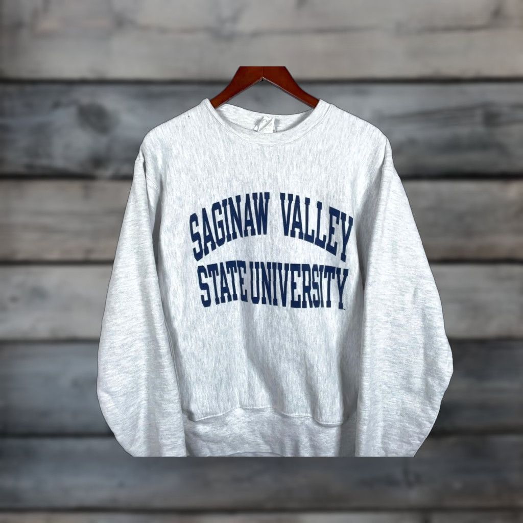Champion Champion Saginaw Valley State University Reverse Weave Sweatshirt Adult Medium Size US M / EU 48-50 / 2 - 1 Thumbnail