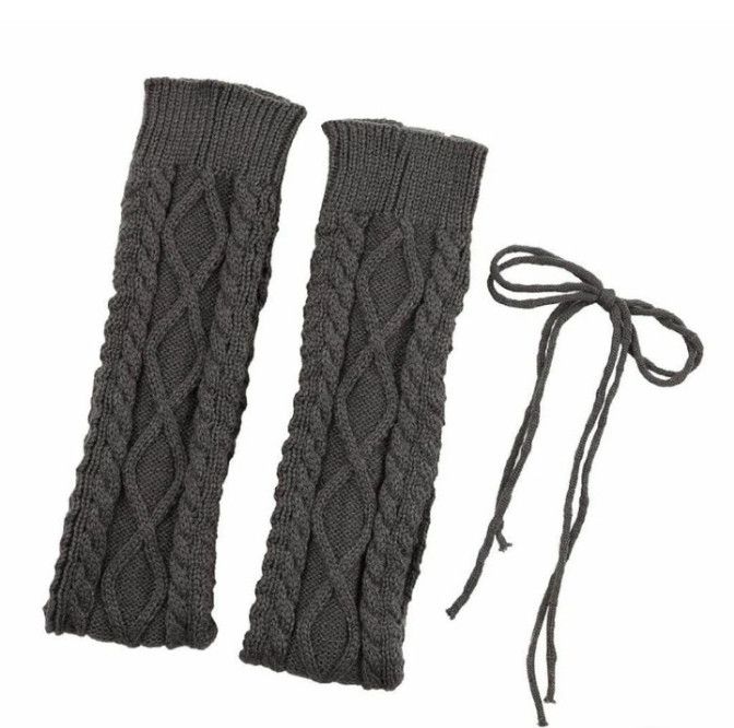 Societe Anonyme Women Winter Warm Knit Crochet Over Knee Socks Size ONE SIZE - 2 Thumbnail