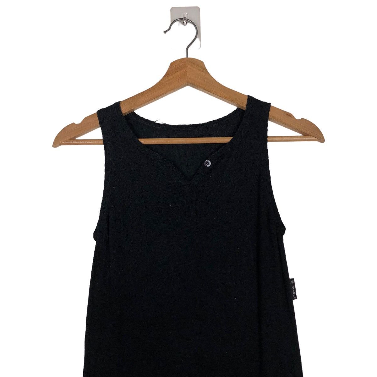 agnes b. 🔥 Vtg Long Blouse Agnes B. made in France Rich Black Size M / US 6-8 / IT 42-44 - 3 Thumbnail