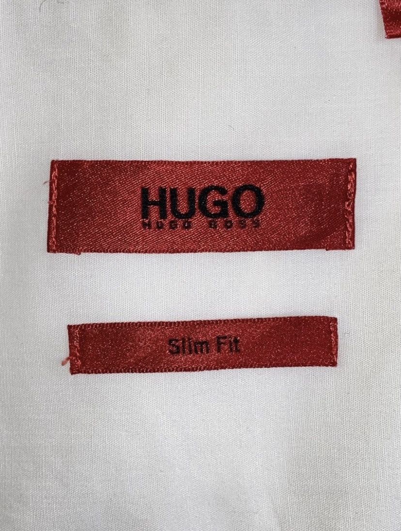 Designer × Hugo Boss × Japanese Brand HUGO BOSS White Shirt Tie Size US M / EU 48-50 / 2 - 7 Thumbnail