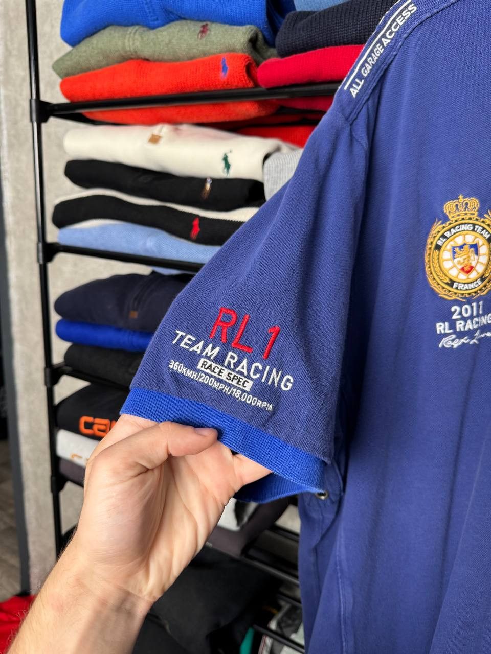 Polo Ralph Lauren Vintage Polo Ralph Lauren France Size US XXL / EU 58 / 5 - 5 Thumbnail