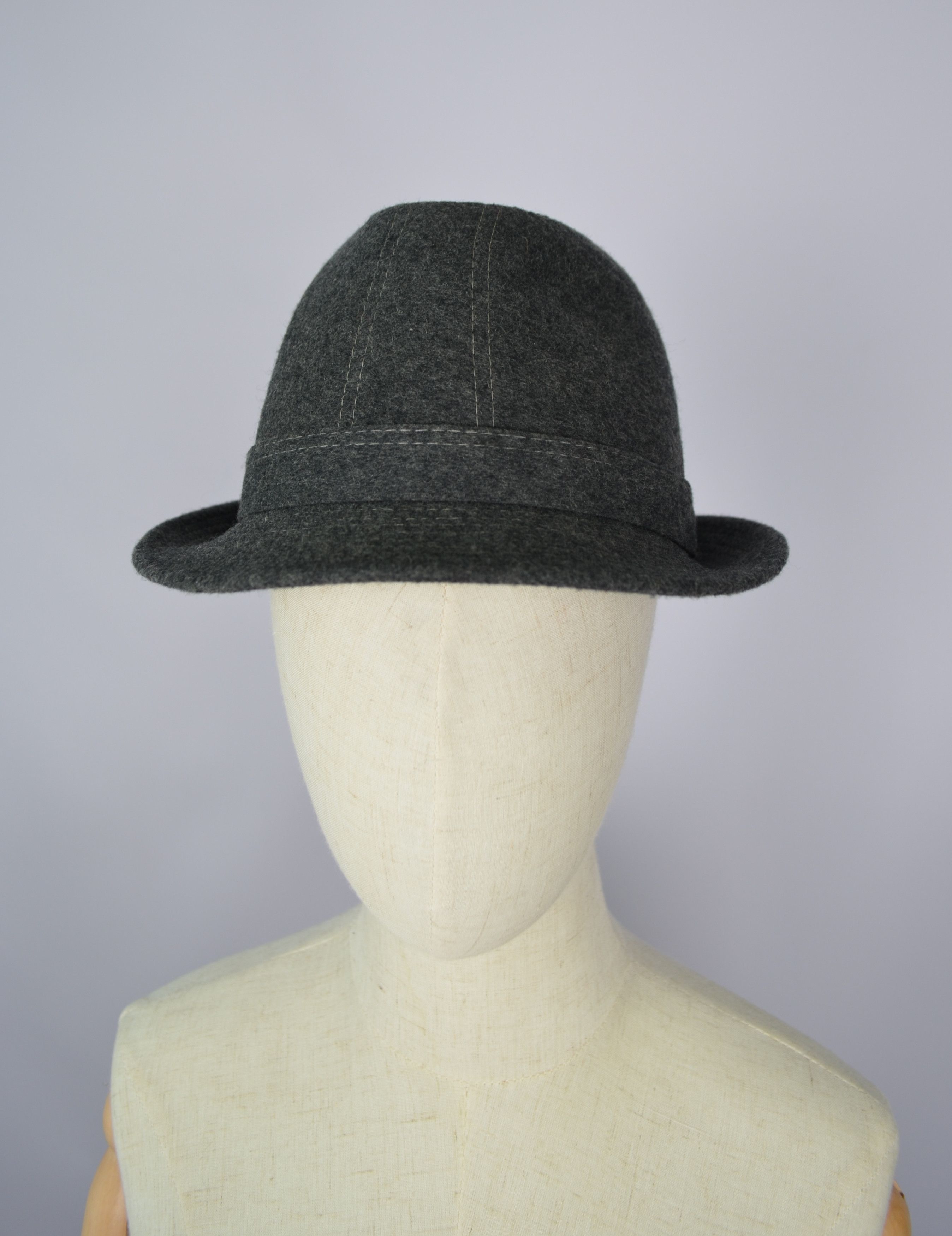 Man Made In Australia Womens Anton Pichler Graz Vintage Fedora Hat Felt Bavarian Size ONE SIZE - 2 Thumbnail