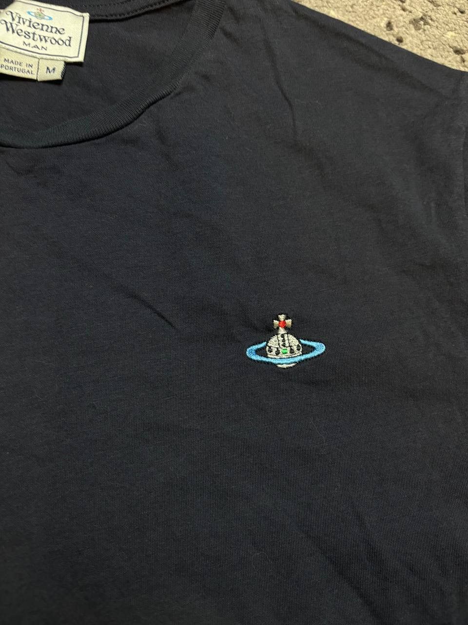 Vintage × Vivienne Westwood Vintage Vivienne Westwood Embroidered Logo Fade T Shirt Size US M / EU 48-50 / 2 - 2 Thumbnail