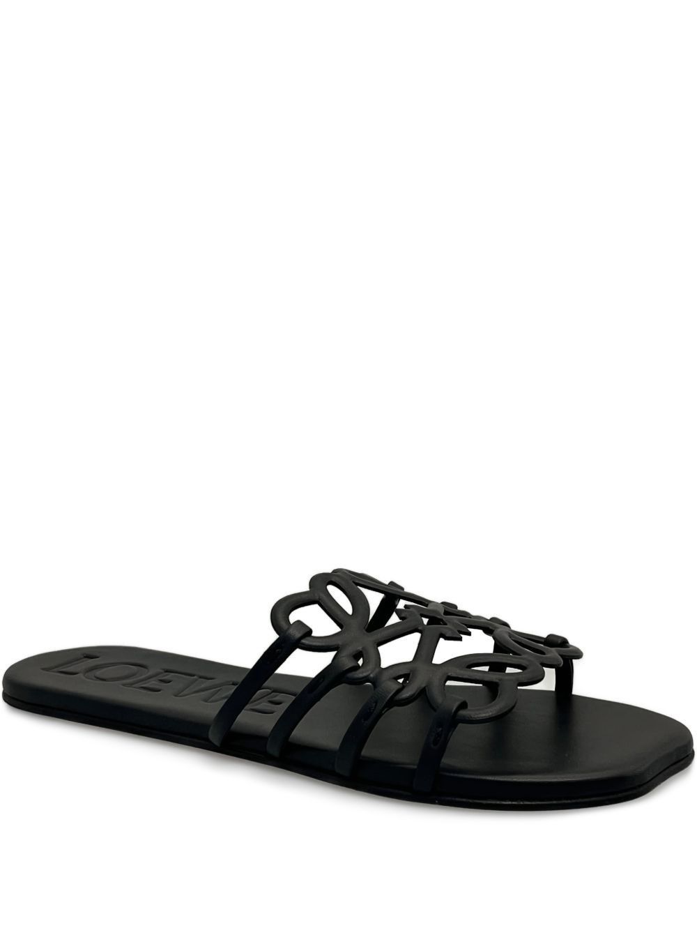 Loewe PETAL ANAGRAM LEATHER SLIDES Size US 6 / IT 36 - 1 Thumbnail