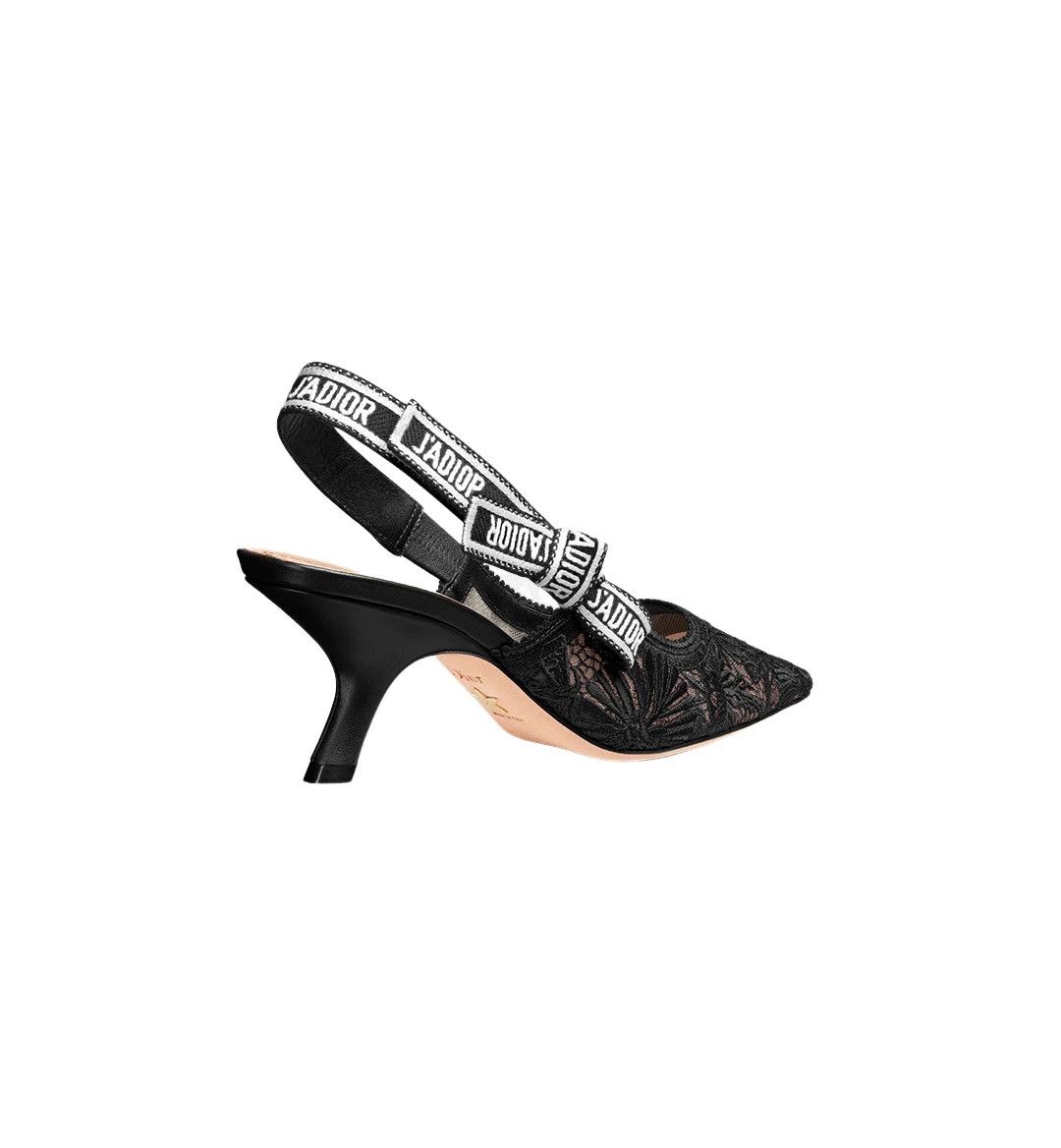 Dior DIOR J'Adior Black Mesh Slingback Pumps New Auth Size US 6 / IT 36 - 3 Thumbnail