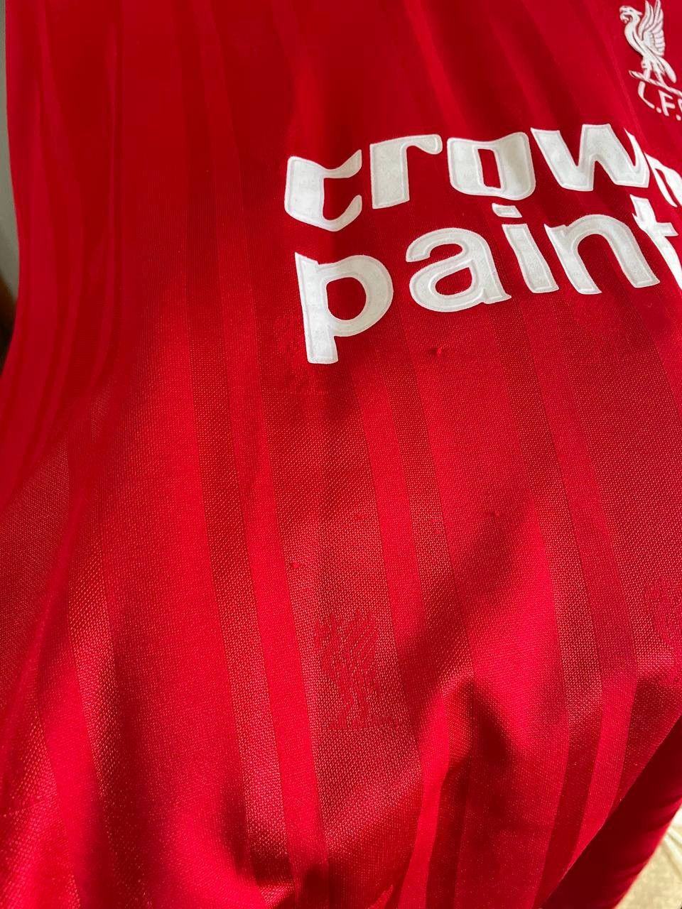 Vintage Score Draw Liverpool 1986 1987 Home Shirt Retro Jersey Size US M / EU 48-50 / 2 - 11 Thumbnail