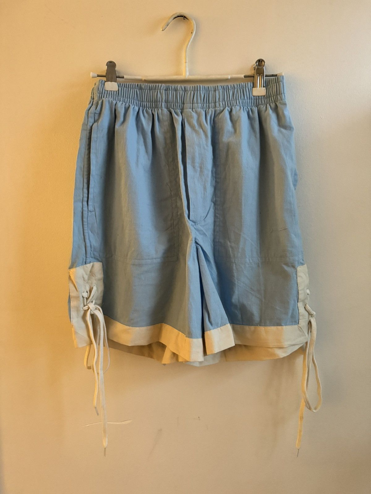 image of Bode Lacing Shorts in Blue, Men's (Size 27)