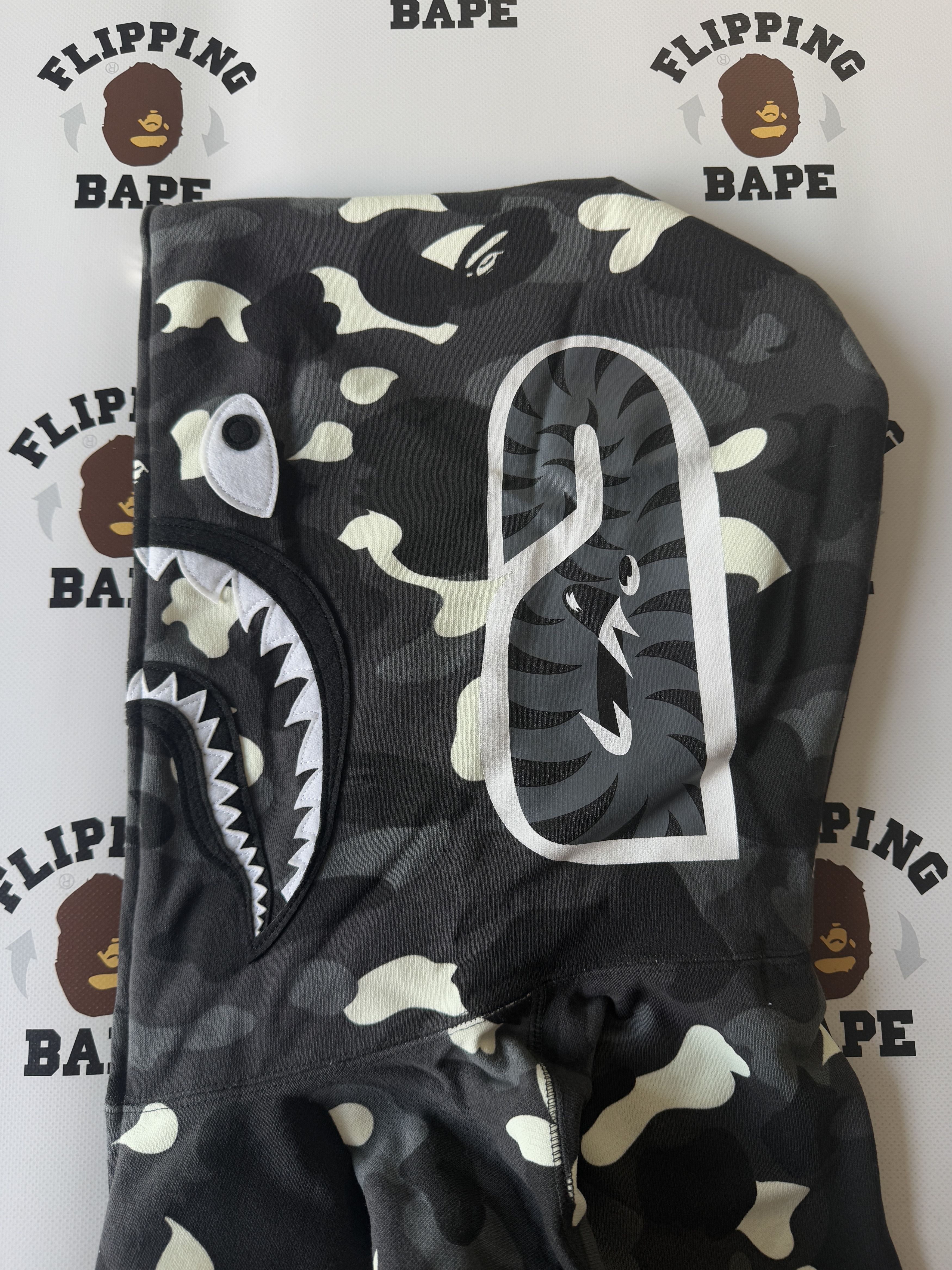 Bape BAPE CITY CAMO SHARK FULL ZIP HOOODIE (SS23) Size US XL / EU 56 / 4 - 7 Thumbnail