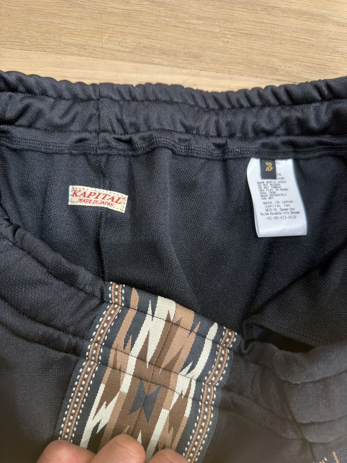 Kapital Kapital Jersey Kochi Track Pants Black Zephyr Size US 34 / EU 50 - 9 Thumbnail
