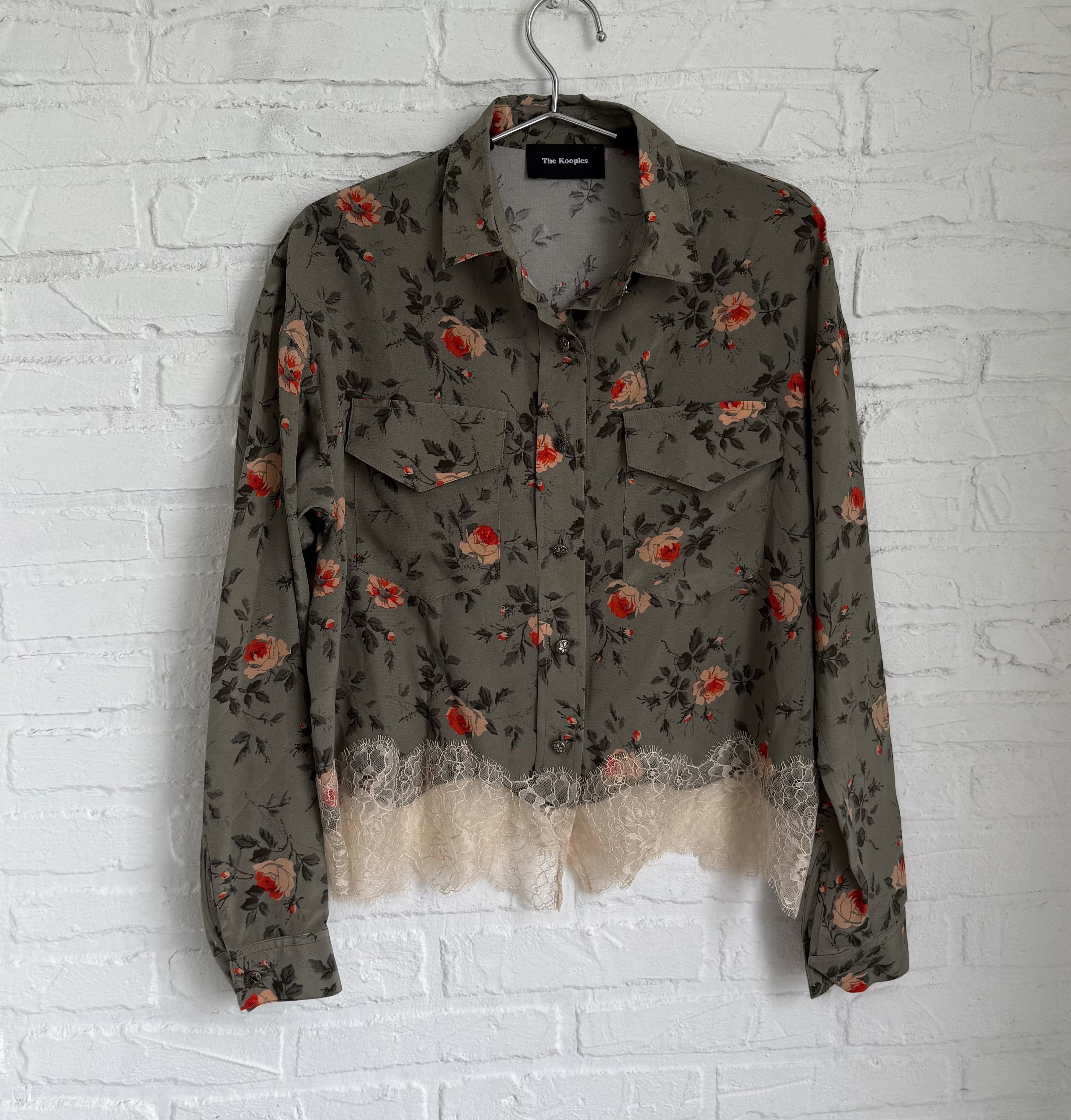 The Kooples The Kooples Silk floral blouse shirt Size XS / US 0-2 / IT 36-38 - 1 Thumbnail