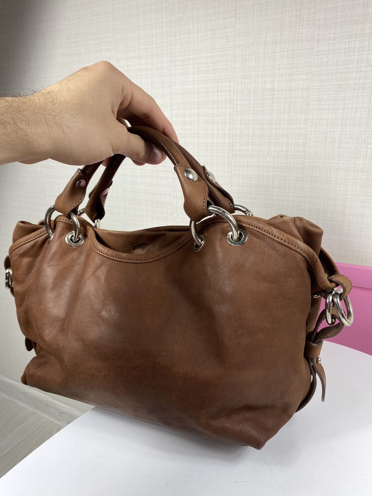 Designer Braun Buffel Leather Handbag Size ONE SIZE - 3 Thumbnail