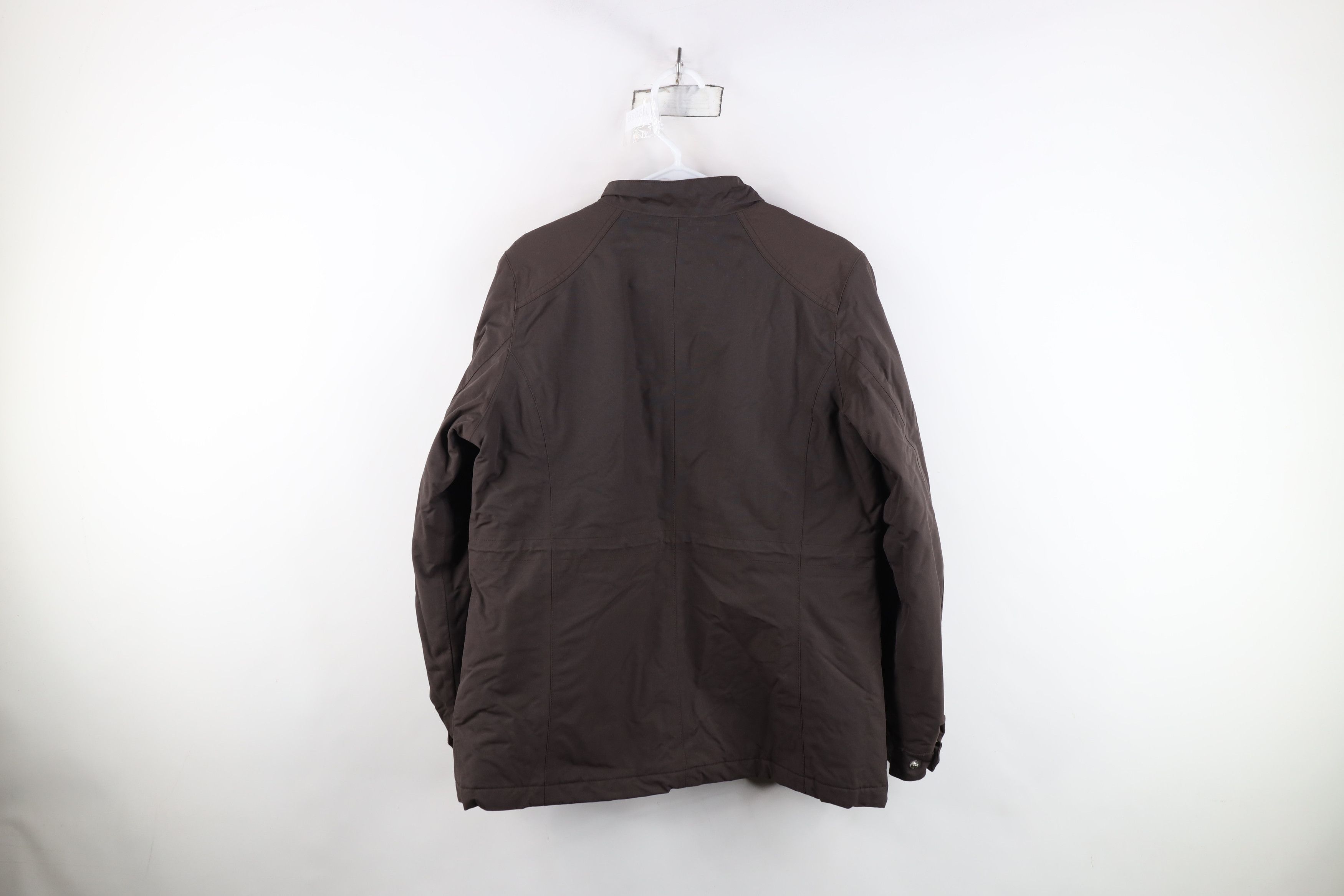 Lands' End Vintage Lands End Quilted Buckle Collar Jacket Brown Size M / US 6-8 / IT 42-44 - 14 Thumbnail