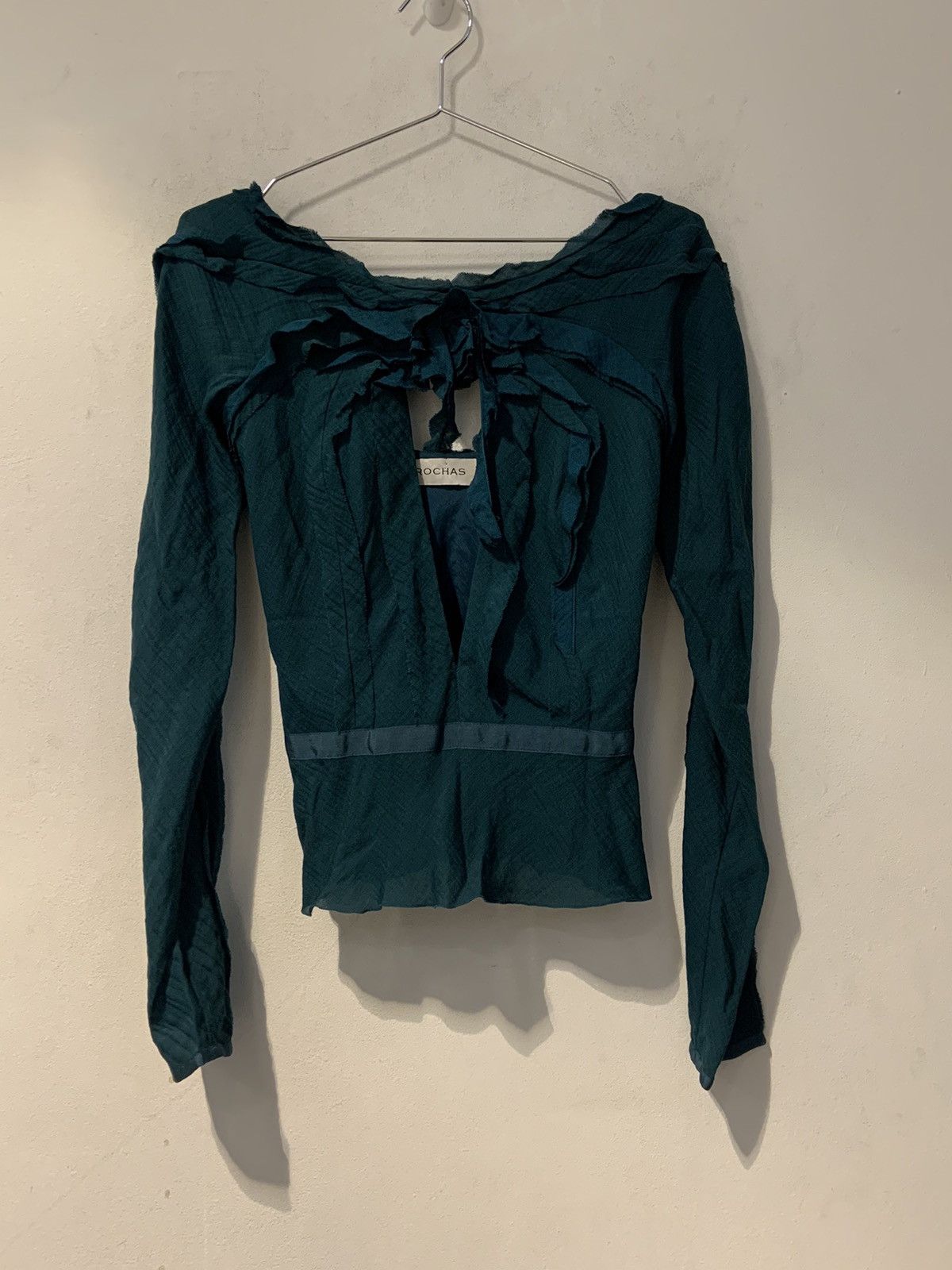 image of Green Rochas Blouse, Women's (Size XS)