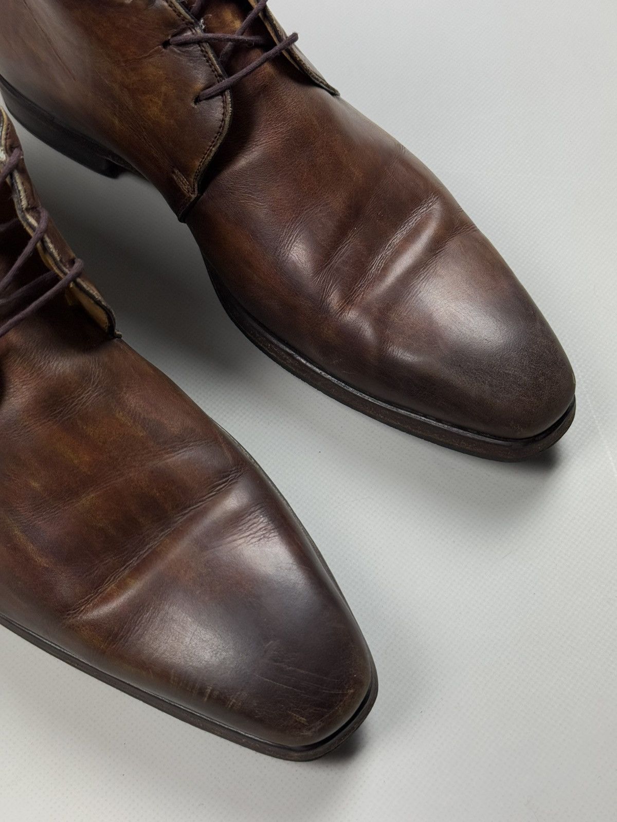 Magnanni Magnanni Men’s Leather Chukka Boots Shoes Size 41 / US 8 Size US 8 / EU 41 - 6 Thumbnail