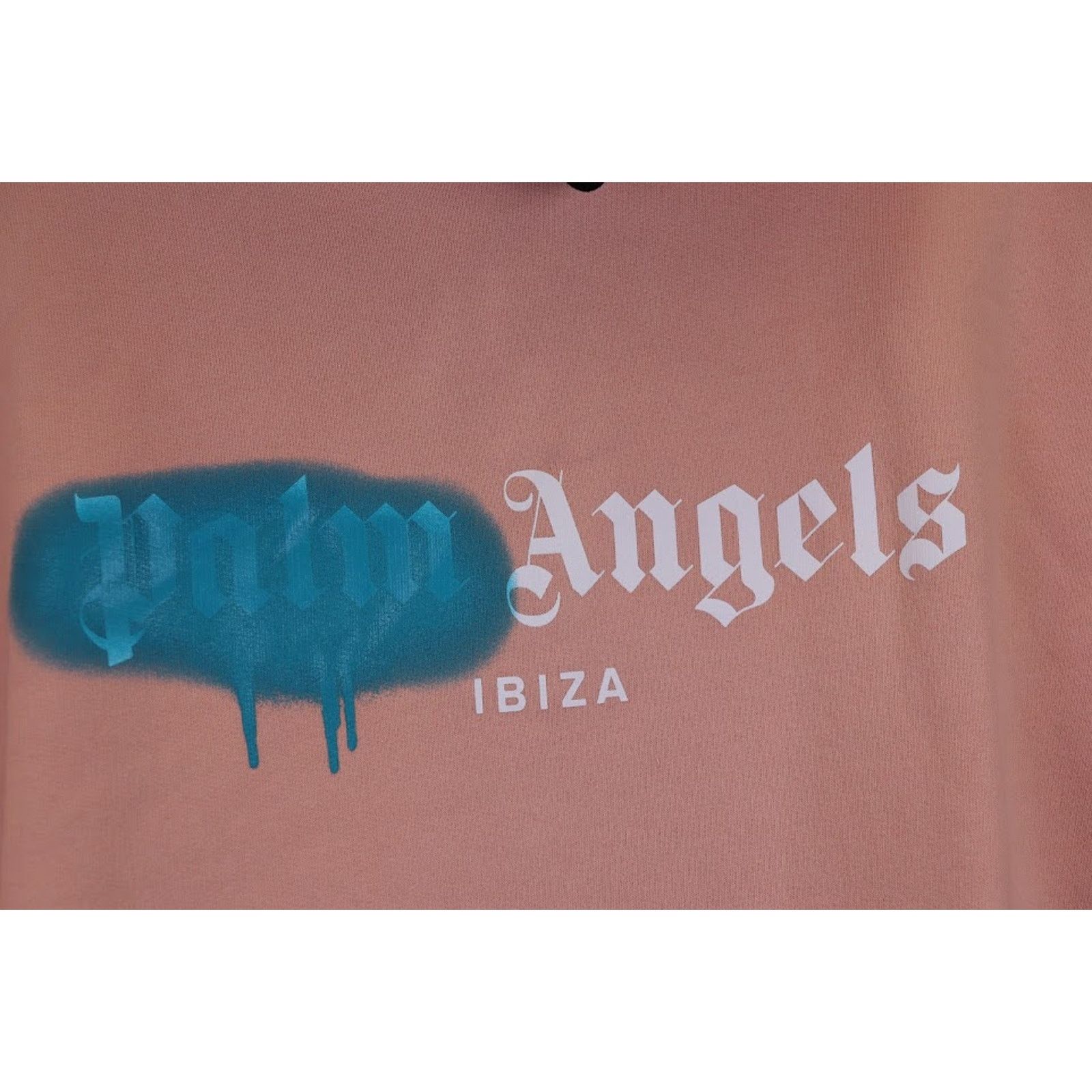 Palm Angels o1rshd1 Ibiza Sprayed Hoody Hoodie in Salmon Pink Size US L / EU 52-54 / 3 - 4 Thumbnail