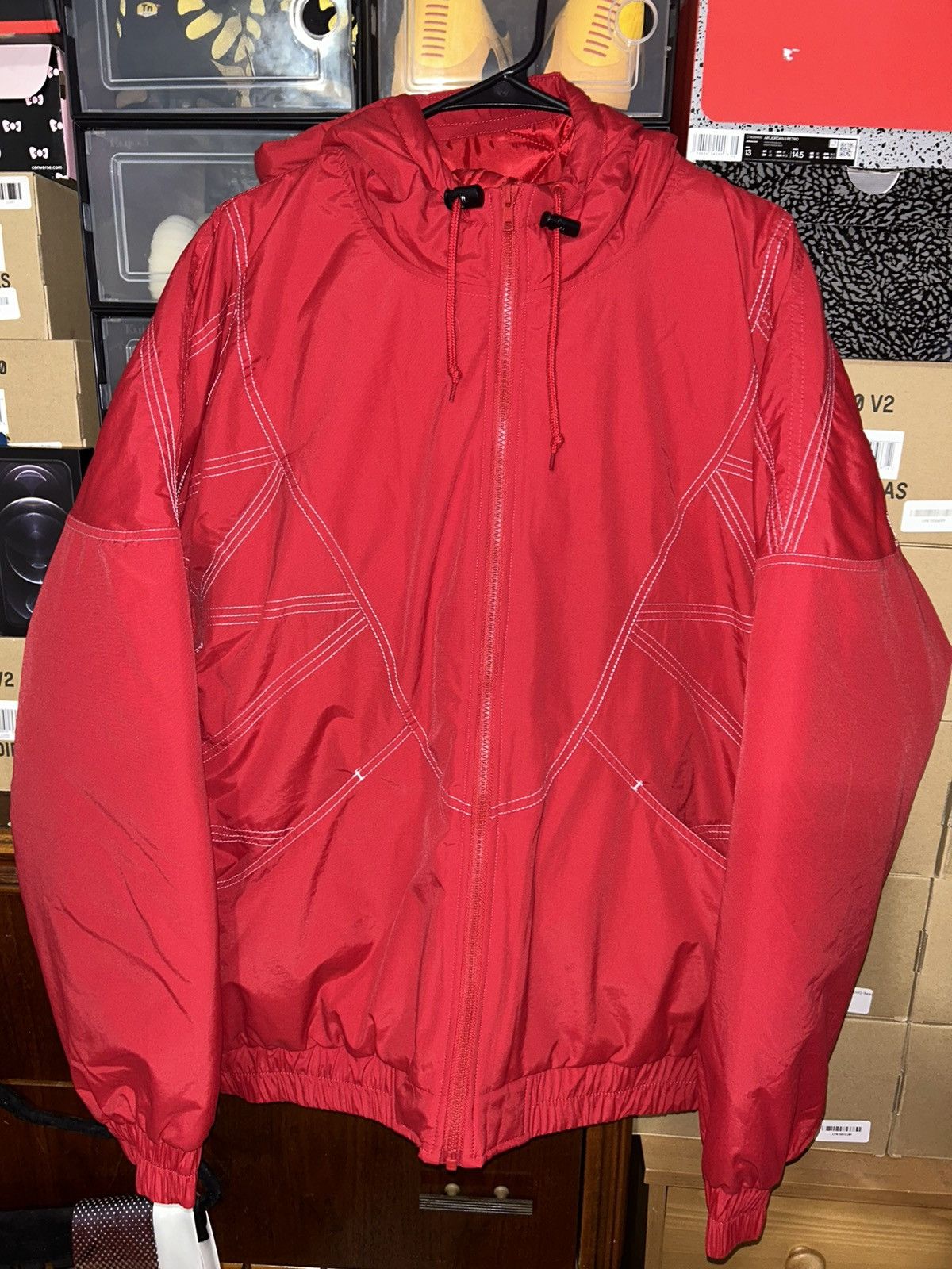 Supreme Supreme Zig Zag Stitch Puffy Jacket FW18 size Large NEW Size US L / EU 52-54 / 3 - 4 Thumbnail
