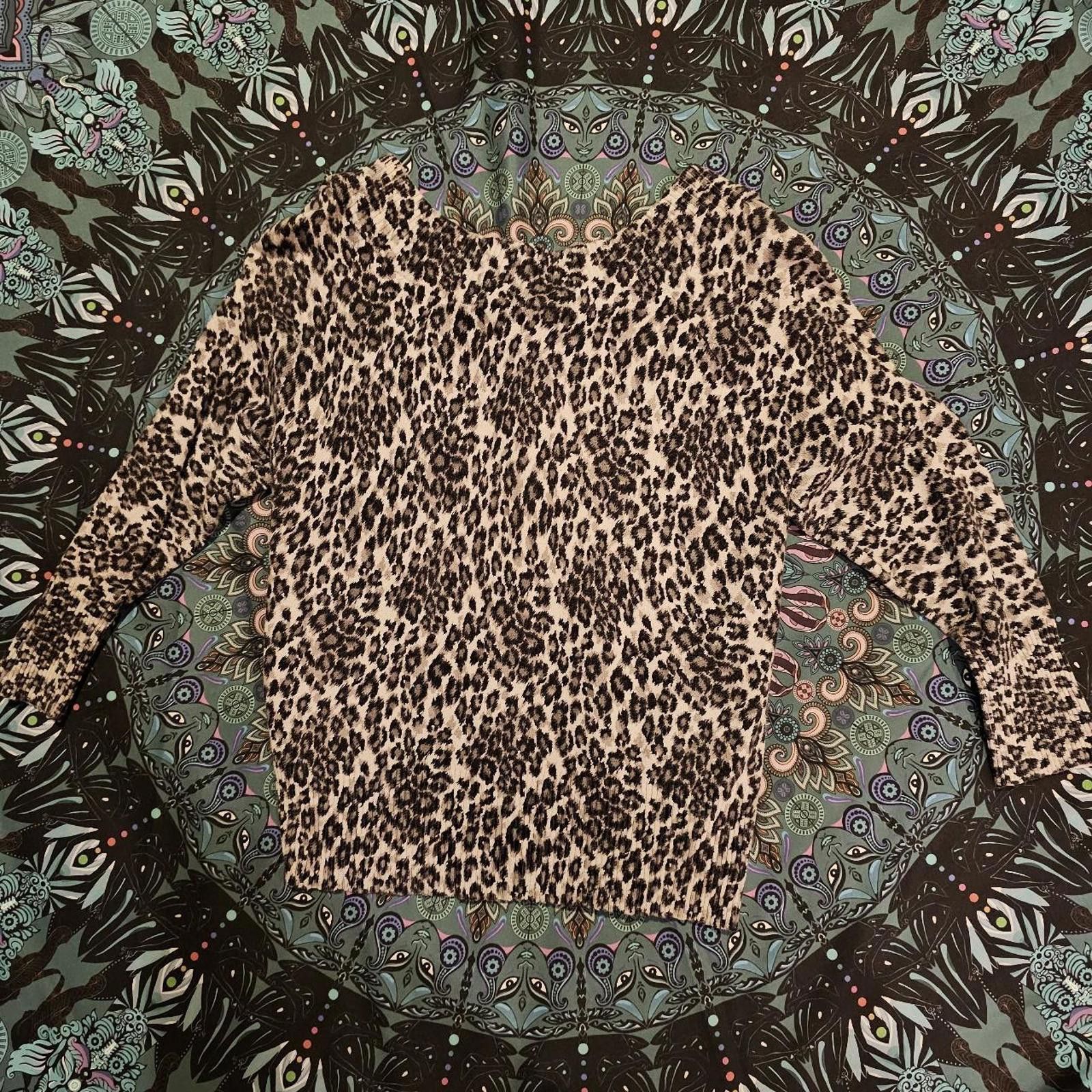 Nine West Nine West Women's Black and White Leopard Print Sweater Size S / US 4 / IT 40 - 5 Thumbnail