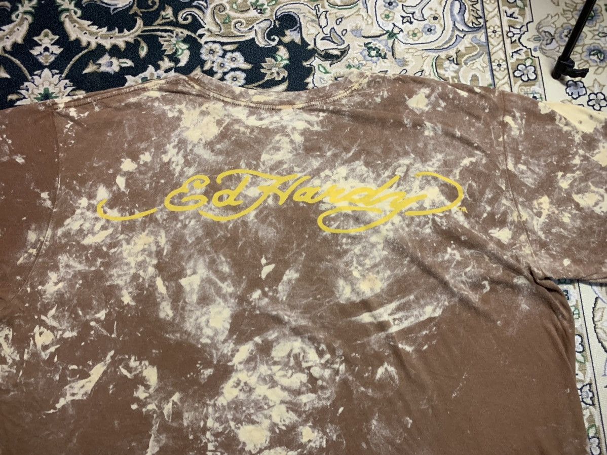 Ed Hardy × Japanese Brand × Vintage VINTAGE ED HARDY ACID WASH RARE DESIGN DISTRESSED Size US XXL / EU 58 / 5 - 10 Thumbnail