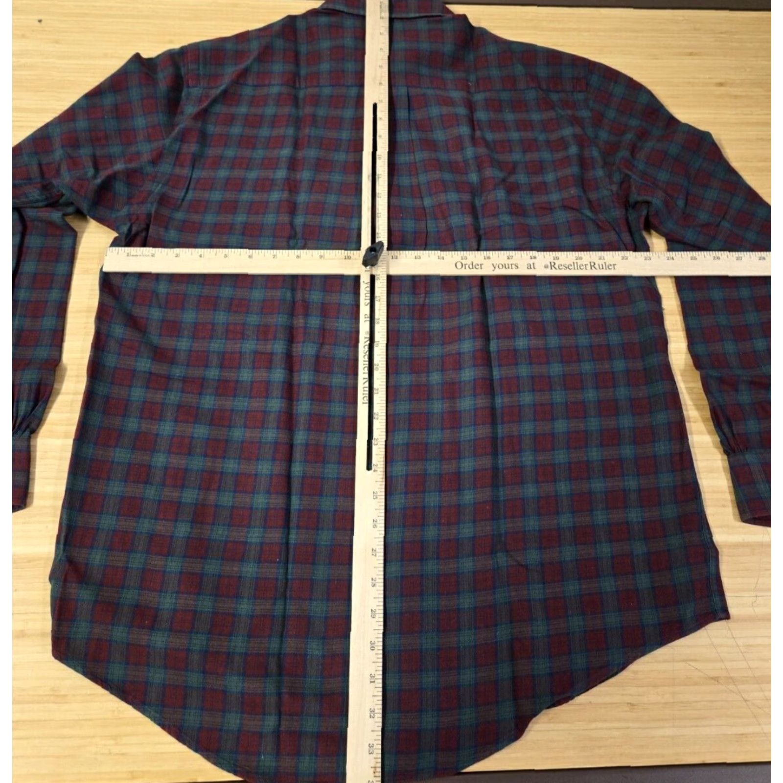 Brooks Brothers VINTAGE Brooks Brothers Flannel Shirt Men's M Red Maroon Plaid Sport Shirt Size US M / EU 48-50 / 2 - 6 Thumbnail