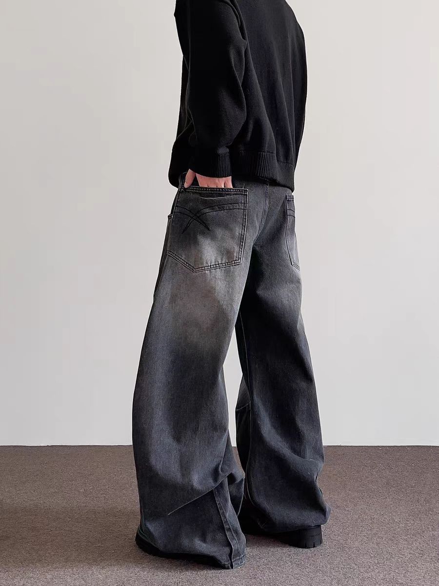 Japanese Brand × Jean Vintage deconstructed machete baggy jeans Size US 34 / EU 50 - 4 Thumbnail